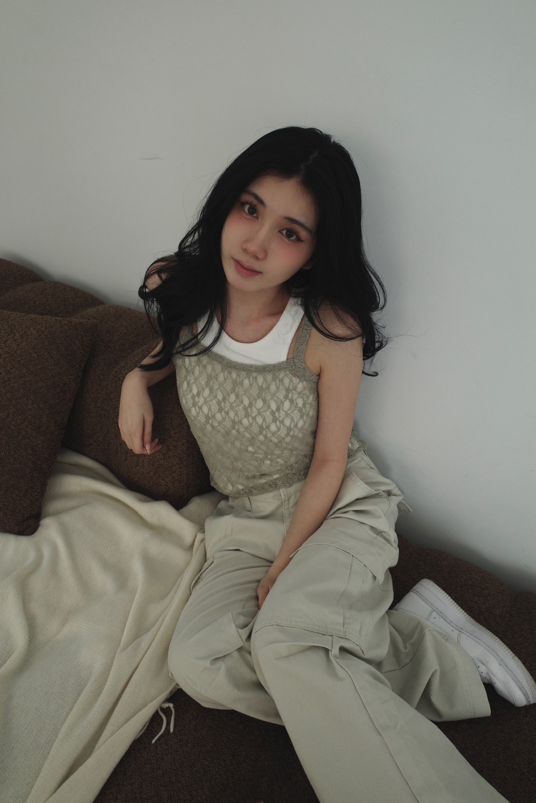 M04 韓女搭配神器!蕾絲細肩背心 三色