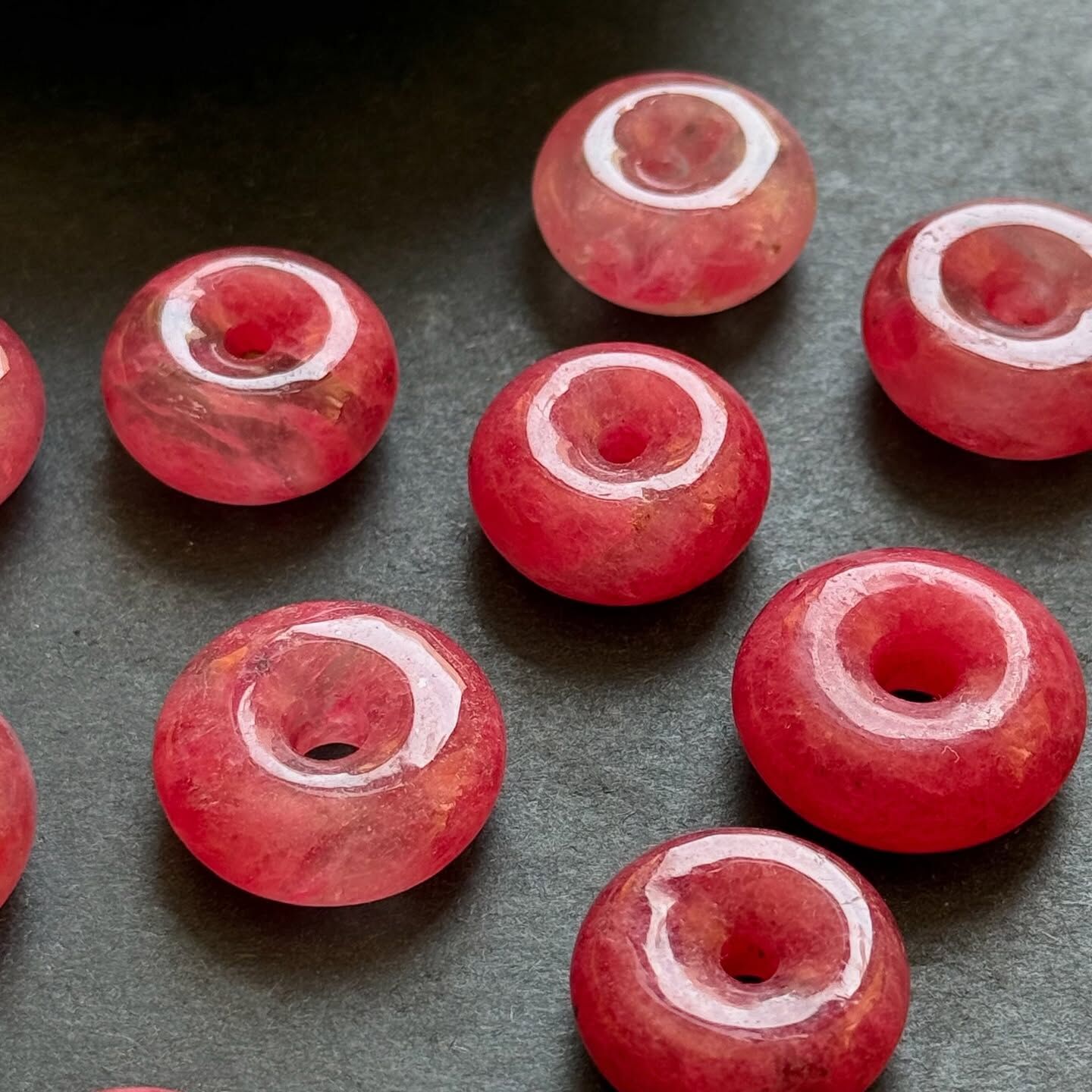 [原石] 櫻花雨薔薇輝石 平安扣