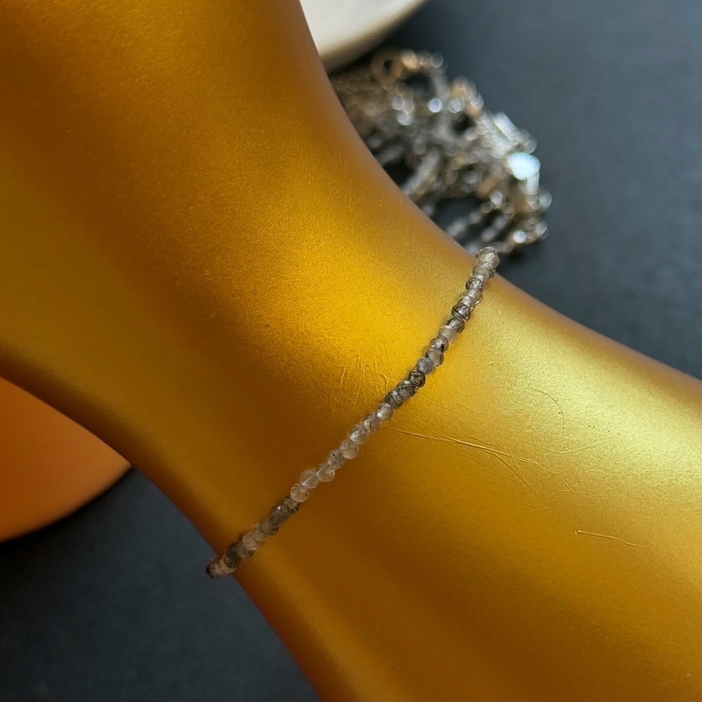 [原石] 黑髮晶 水晶手鏈/腳鍊