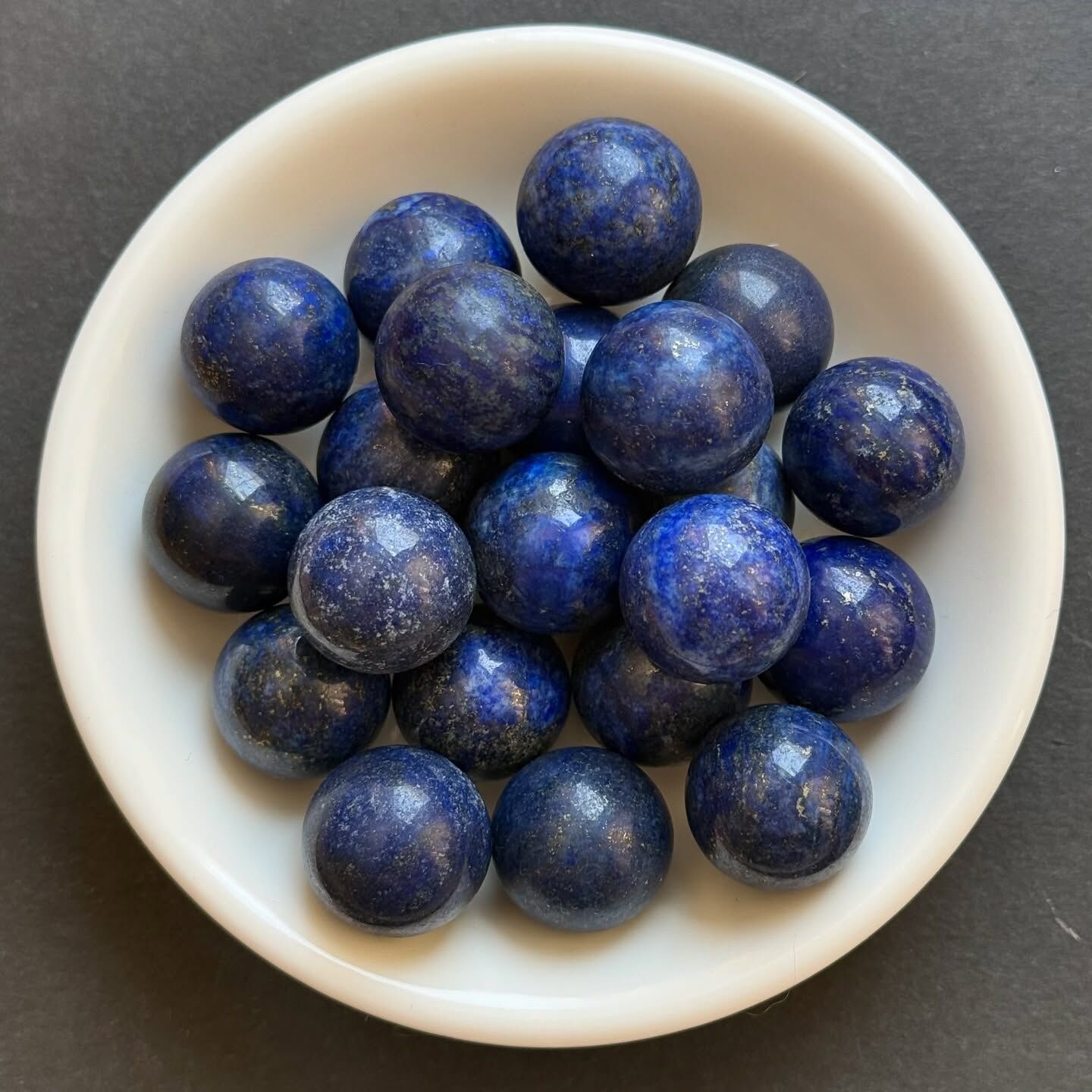 [原石] 青金石 水晶小球