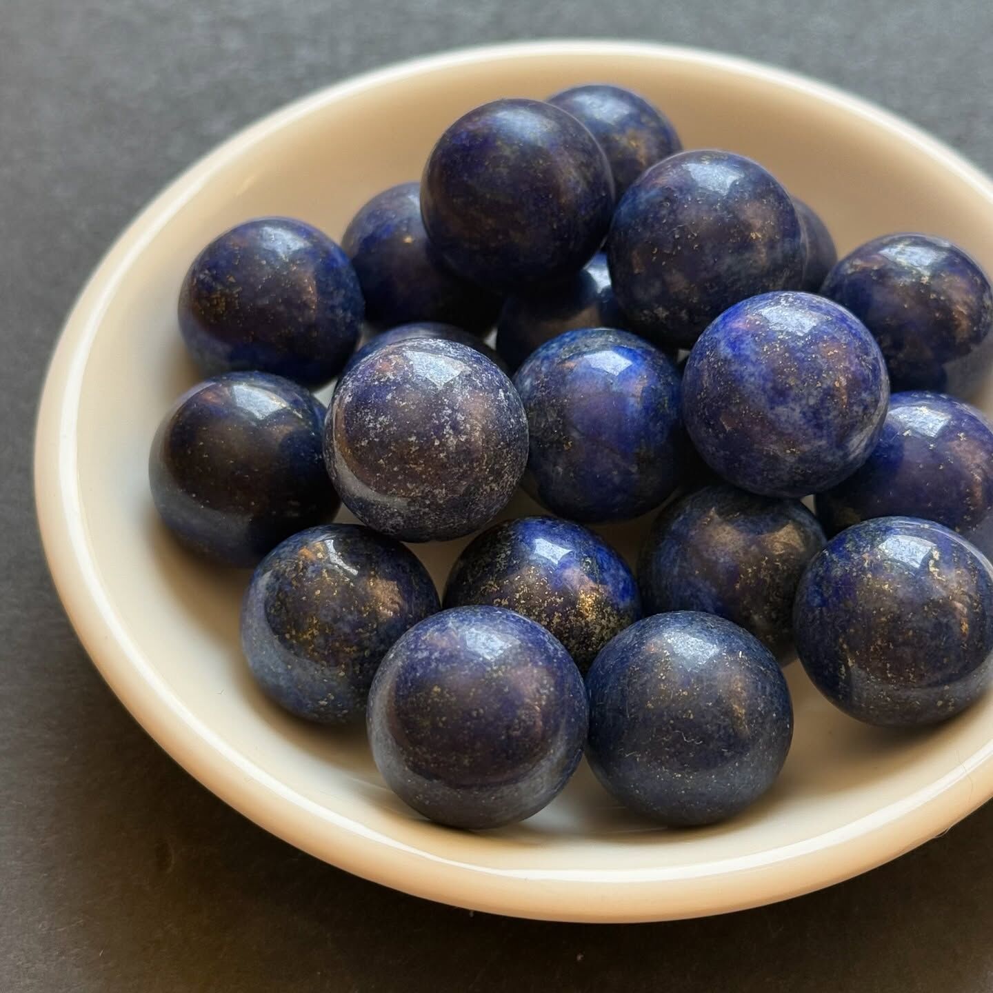 [原石] 青金石 水晶小球