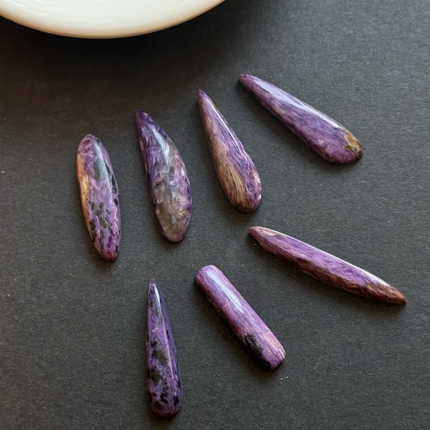 [原石] 紫龍晶 水晶蛋面 水晶墜面