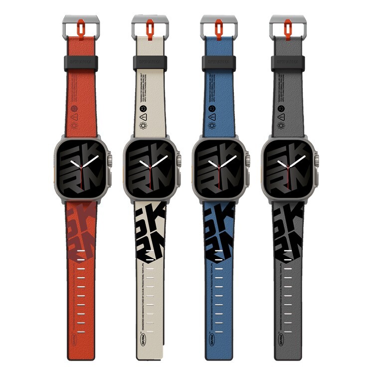 SKINARMA Spunk Apple Watch Ultra 潮風格皮革防水錶帶