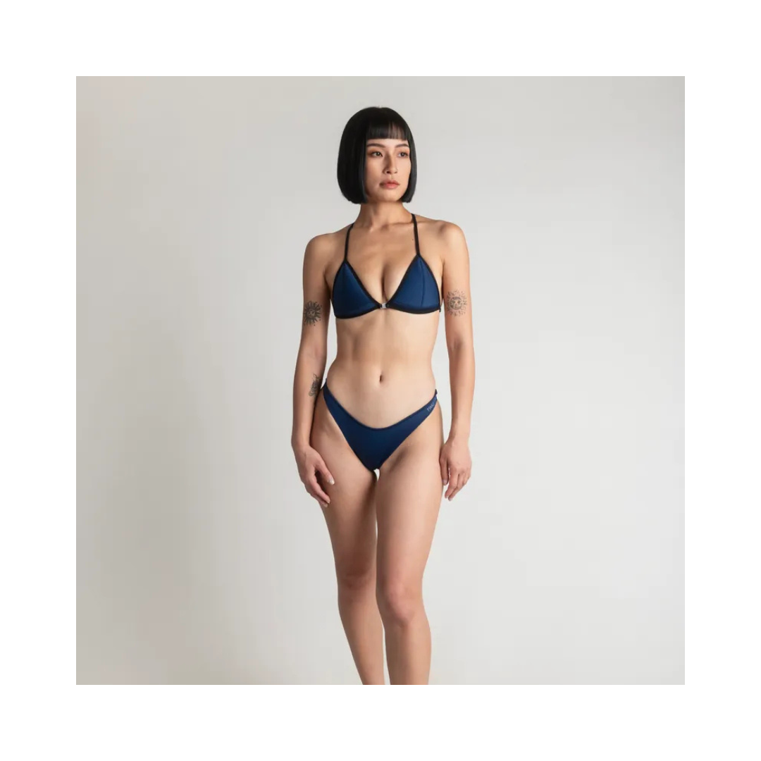 ▲TIMU 1.5mm NEO 前扣三角比基尼 TOP / 海軍藍 Navy Blue