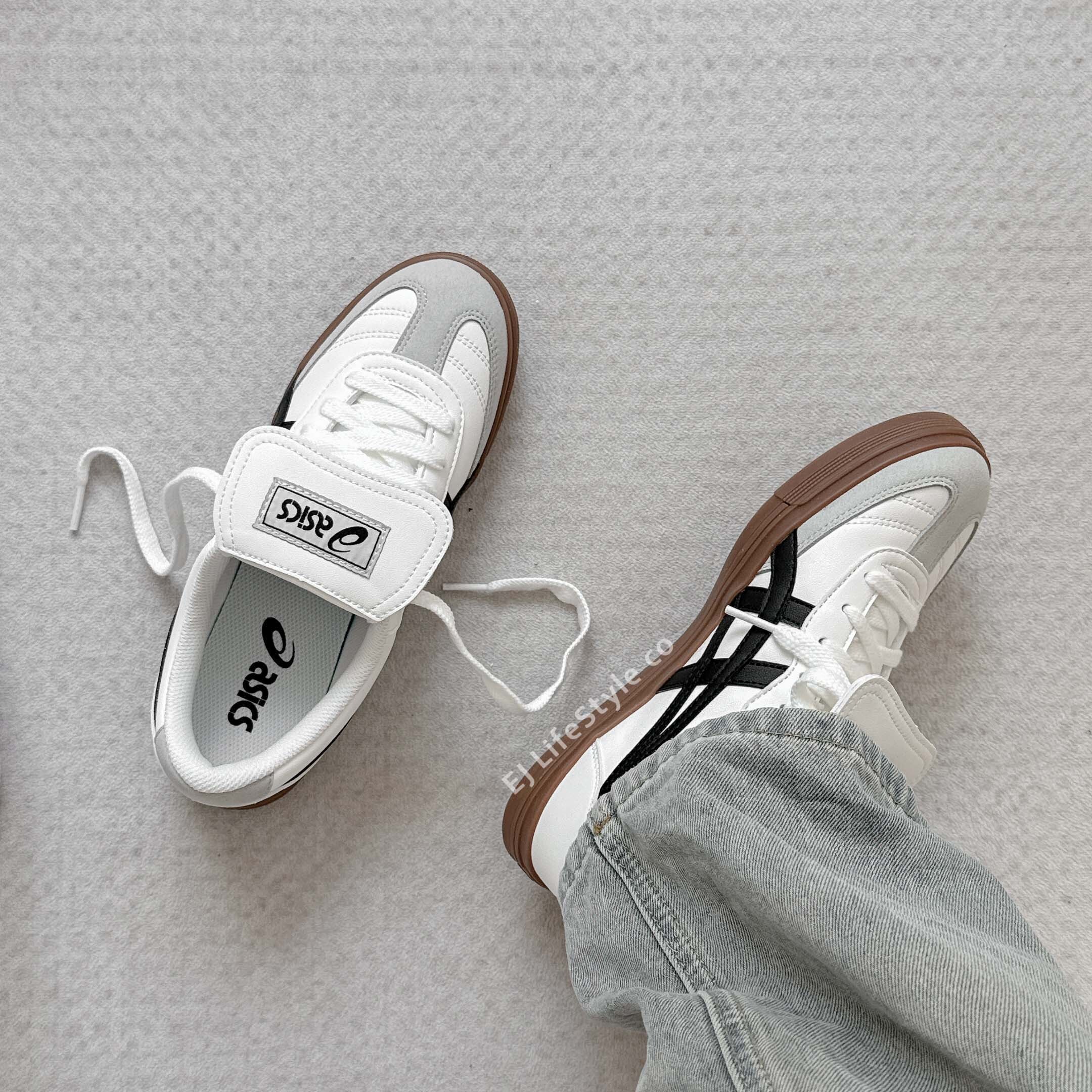 ASICS AARON 2.0 白奶油 米白 白色 黑色 翻蓋鞋舌 男女鞋 1203A720-100 / 預購