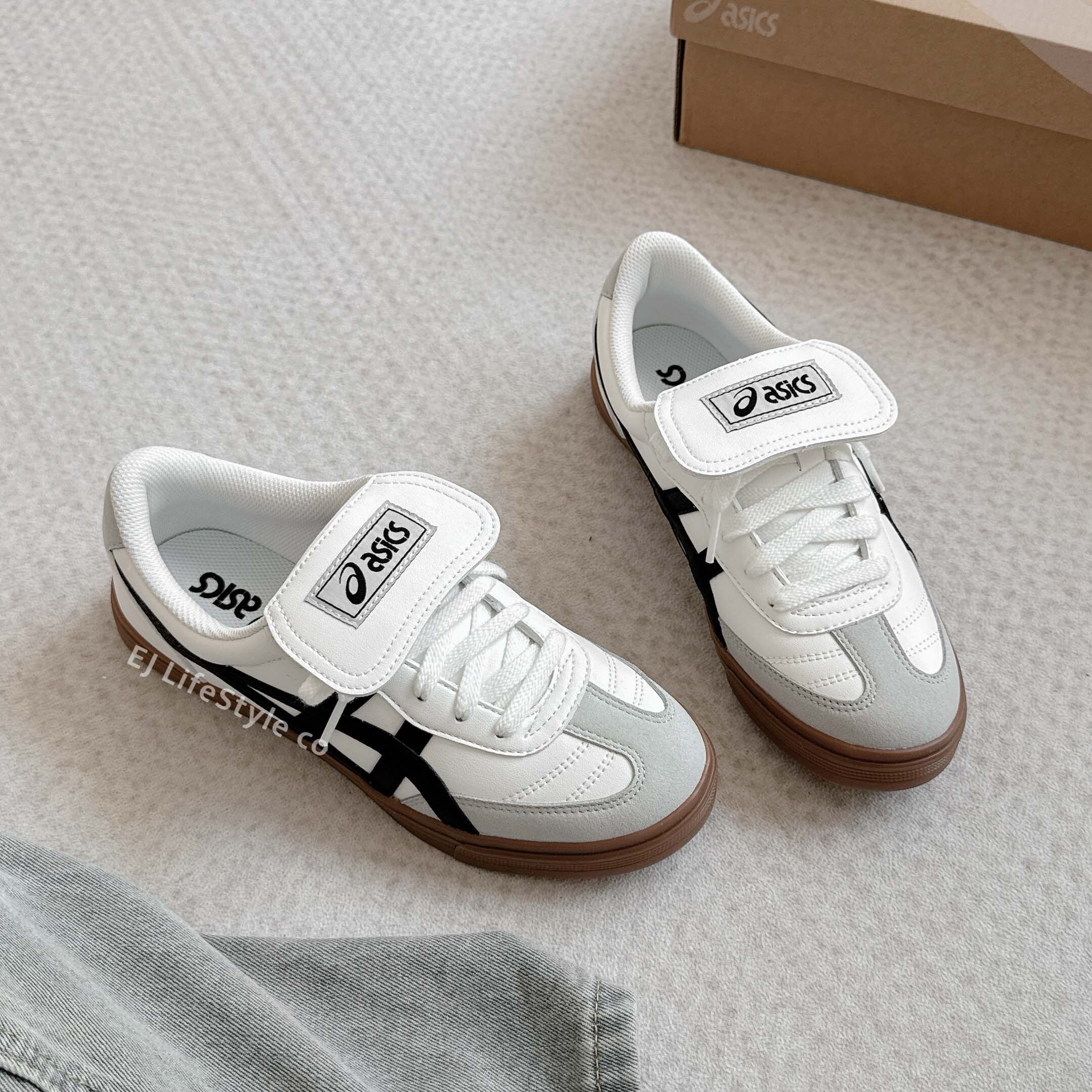 ASICS AARON 2.0 白奶油 米白 白色 黑色 翻蓋鞋舌 男女鞋 1203A720-100 / 預購