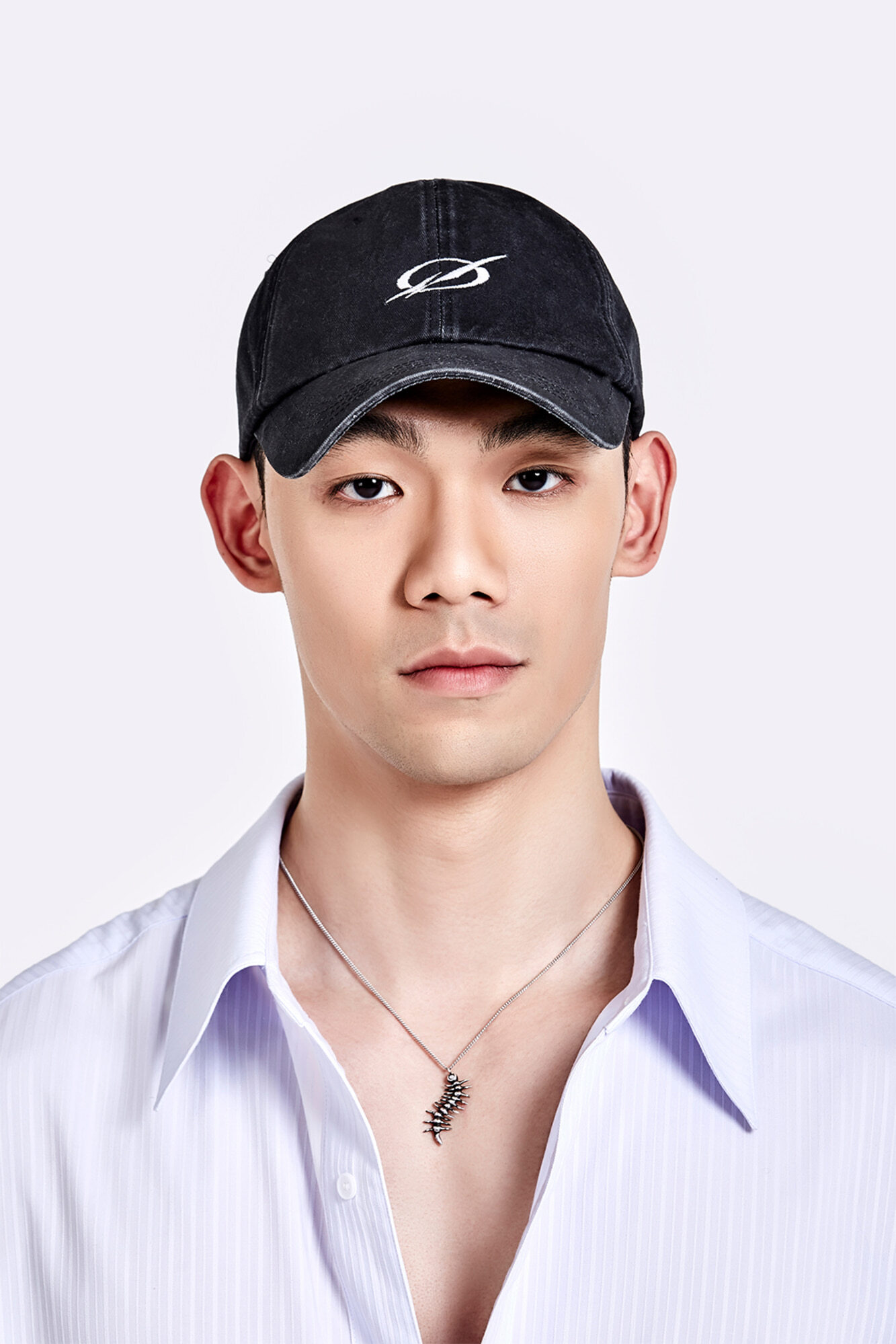 WASHED LOGO CAP - BLACK