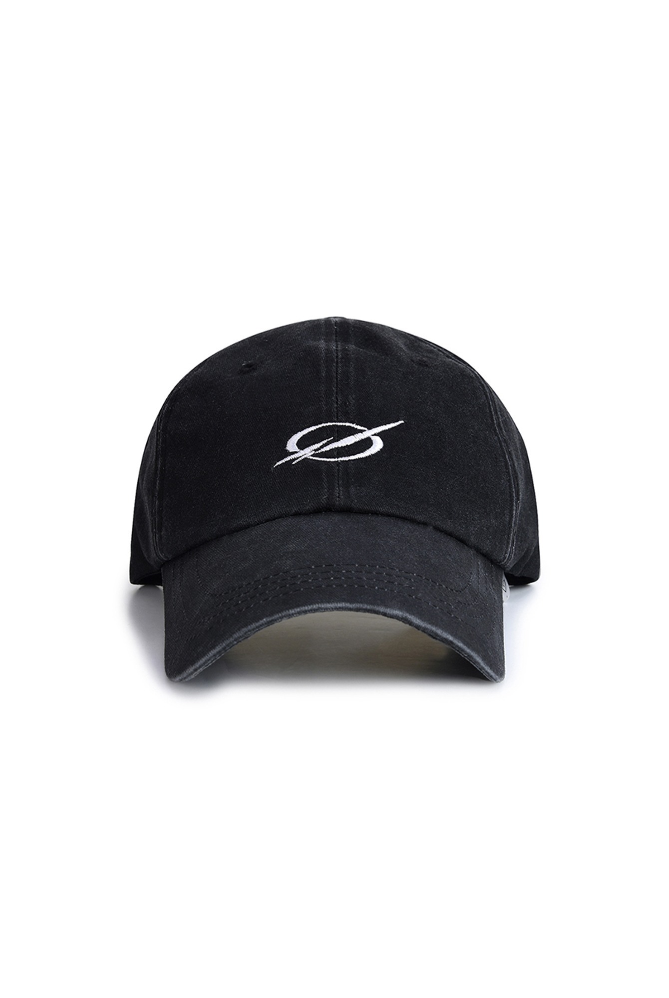WASHED LOGO CAP - BLACK