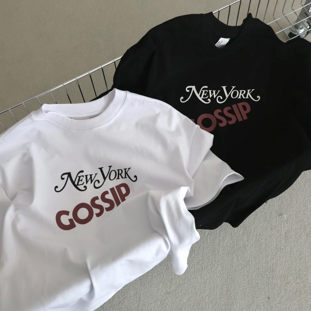 （現貨）1200!! 270G 美式 復古 GOSSIP 短T 2524