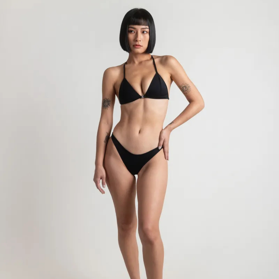 ▲TIMU 1.5mm NEO 前扣三角比基尼 TOP / 經典黑 Black