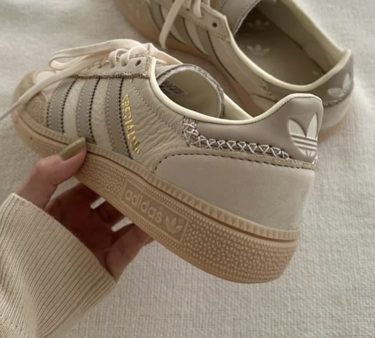 Adidas Originals Handball Spezial 伯爵奶霜 米白色 麂皮 復古 德訓鞋 IE3699/預購