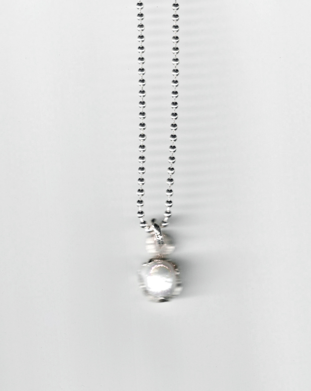 PROJ-ORNMNT 珍珠熔鑲銀墜