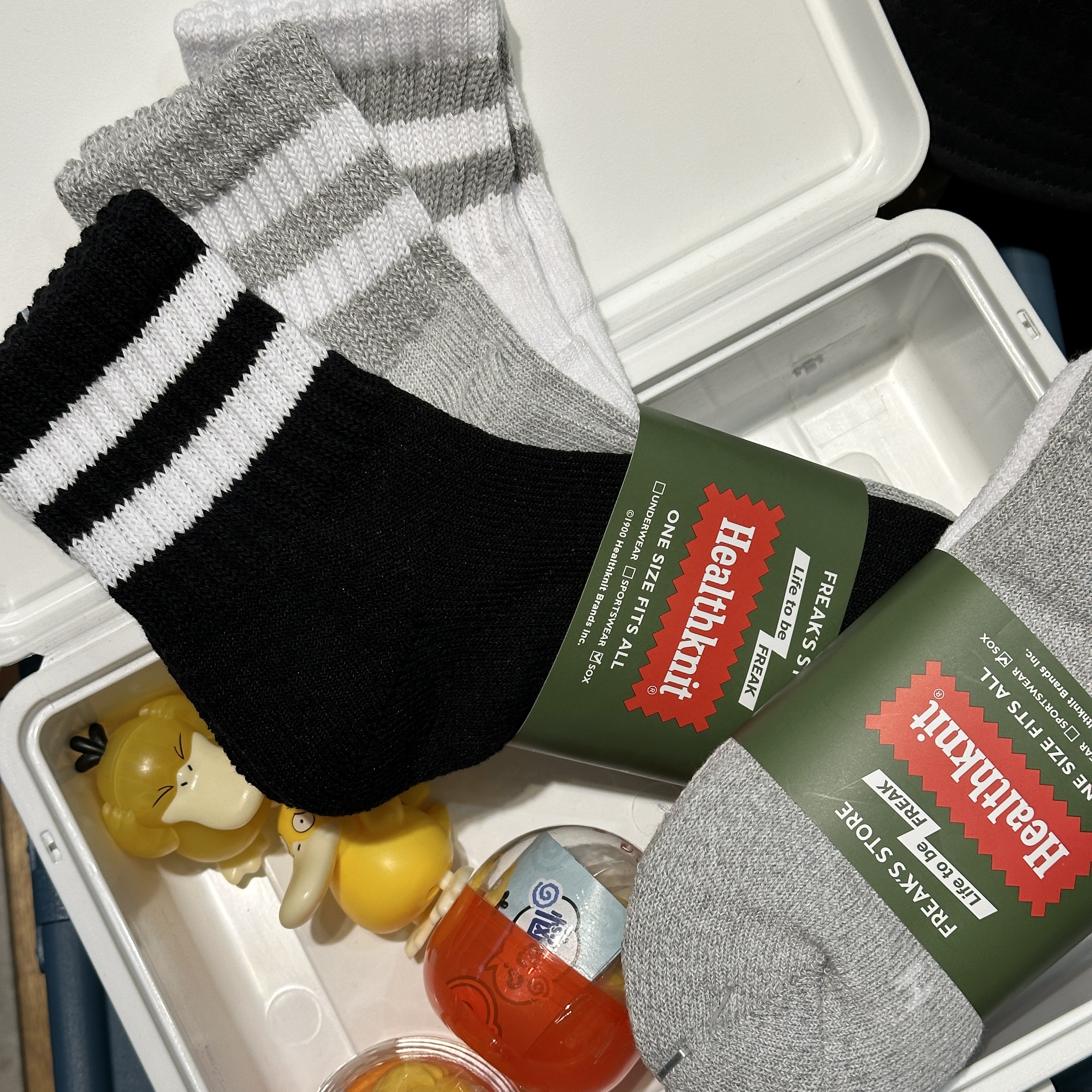 【現貨】Healthknit 3-Pack Socks 條紋襪 三件組