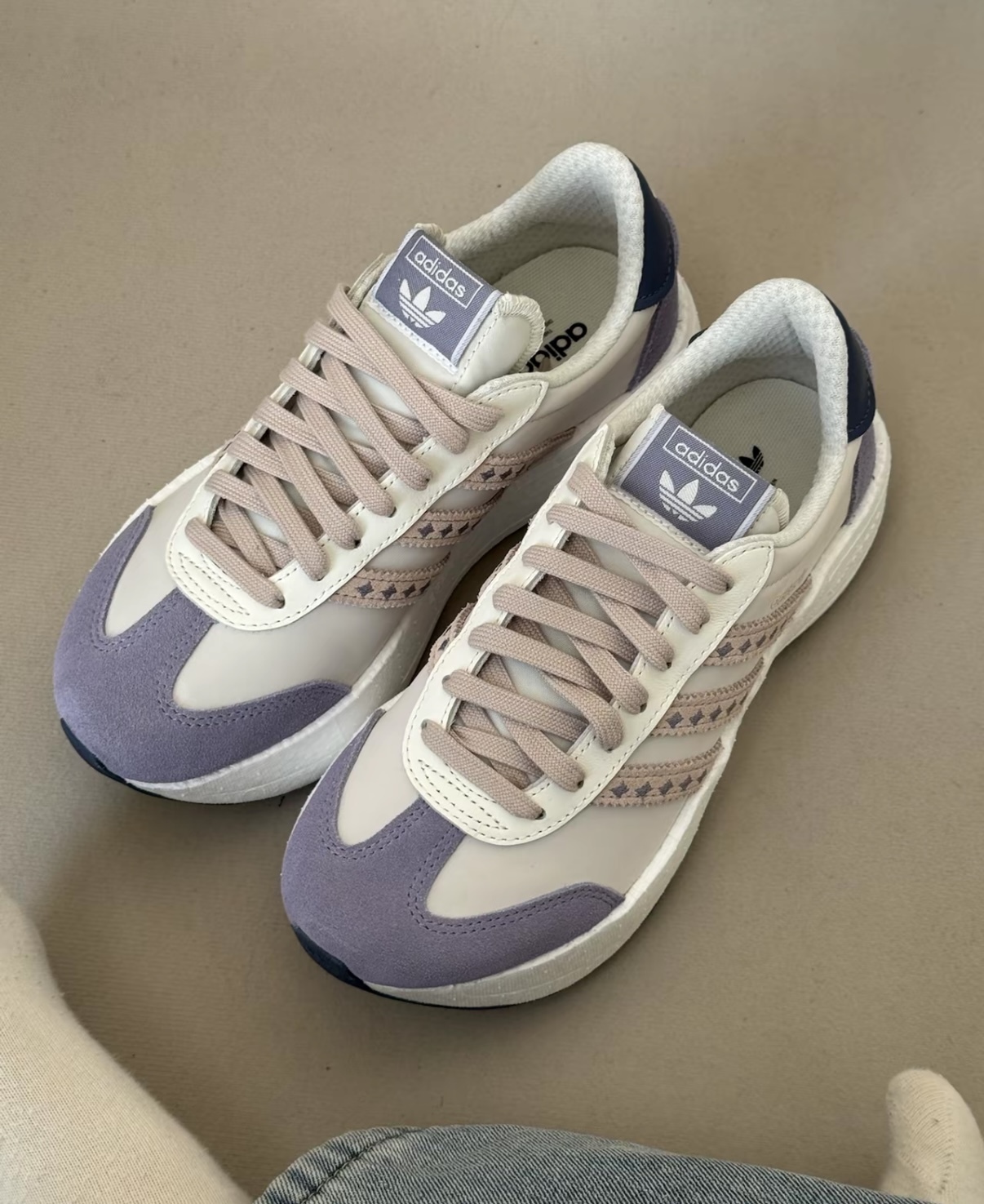 Adidas Originals City RNR 紫灰色 米白色 厚底 復古 慢跑鞋 老爹鞋 JR8026/預購