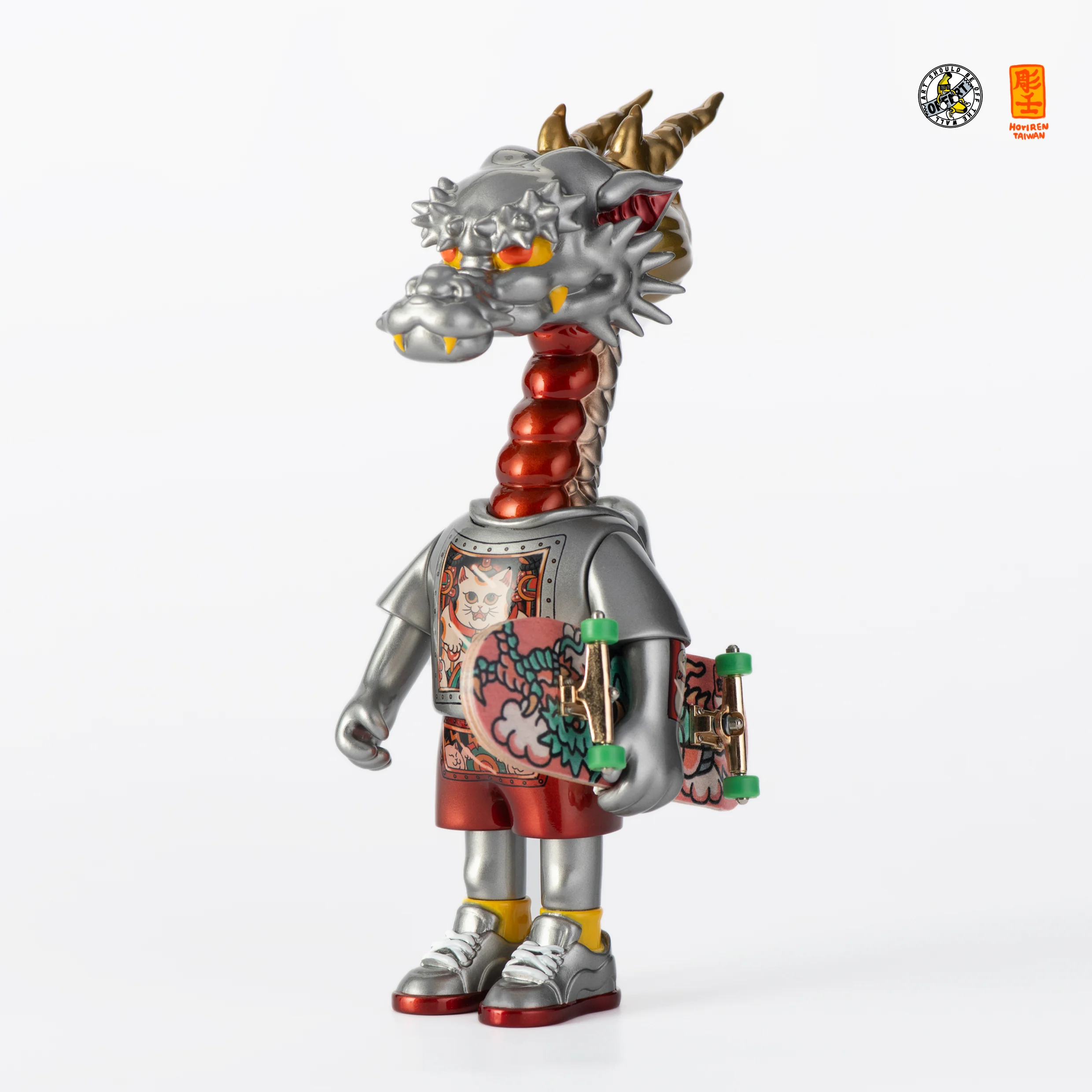 OFFART X Horiren《Like a Dragon – Meow Type Mecha》貓龍機甲 阿壬搪膠公仔 Toy Taste 限定版