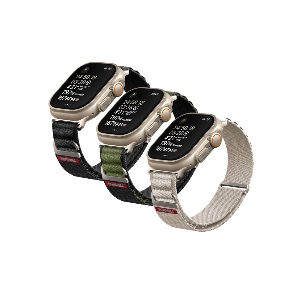 SKINARMA Kobu Apple Watch Ultra 登山尼龍錶帶