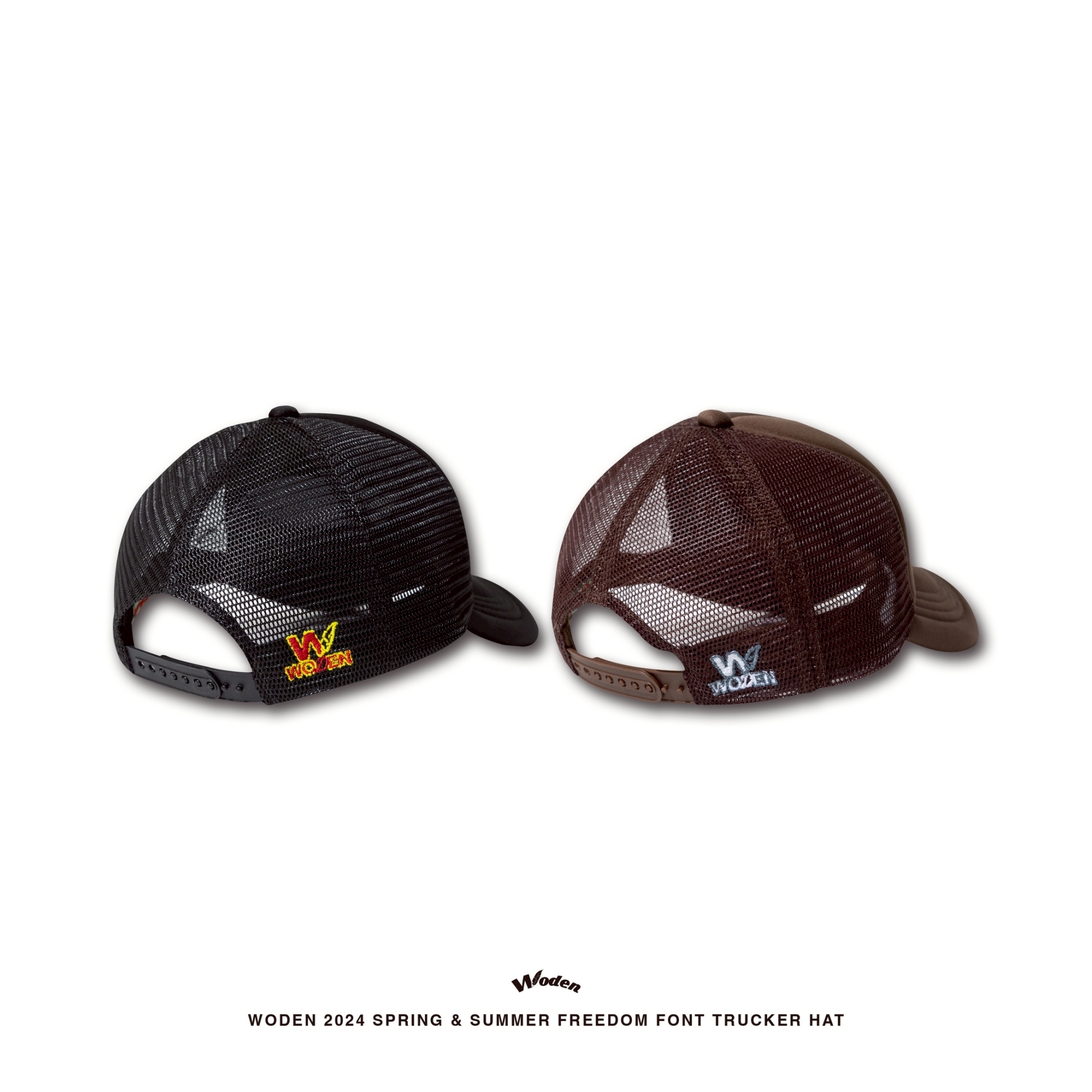 WODEN 2025 Spring & Summer 033 Freedom Font Trucker Hat