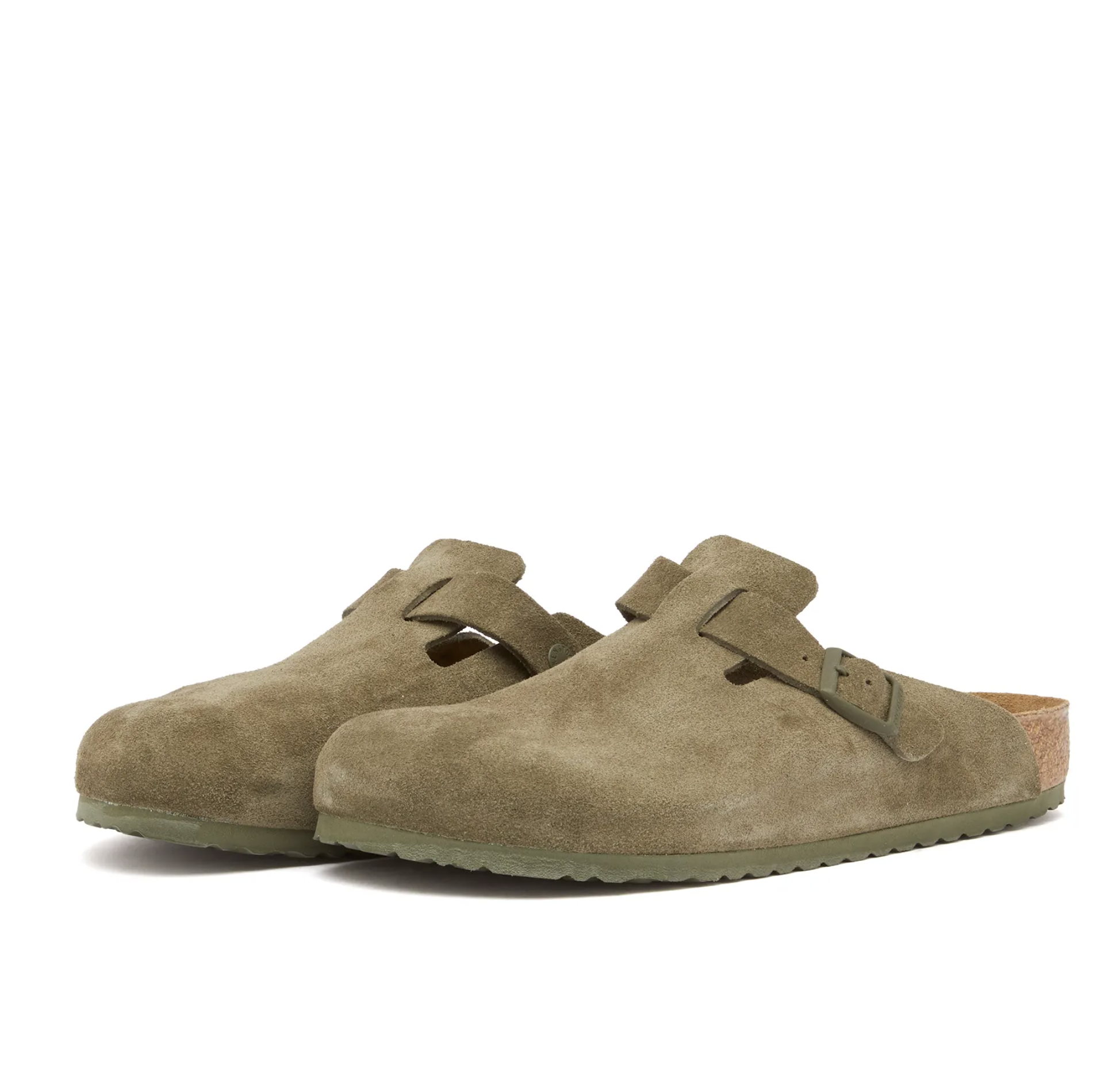 [Instock] Birkenstock Boston Suede Thyme| 1024721