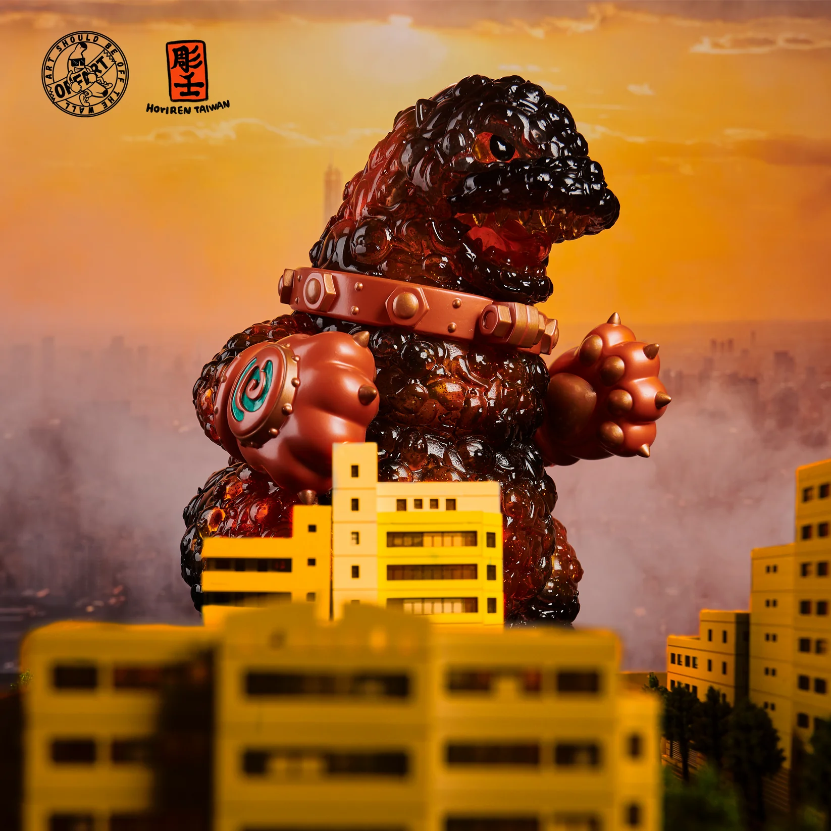 OFFART × Horiren《Red Flame Hundred Cats》紅蓮百貓（Full Body Edition）