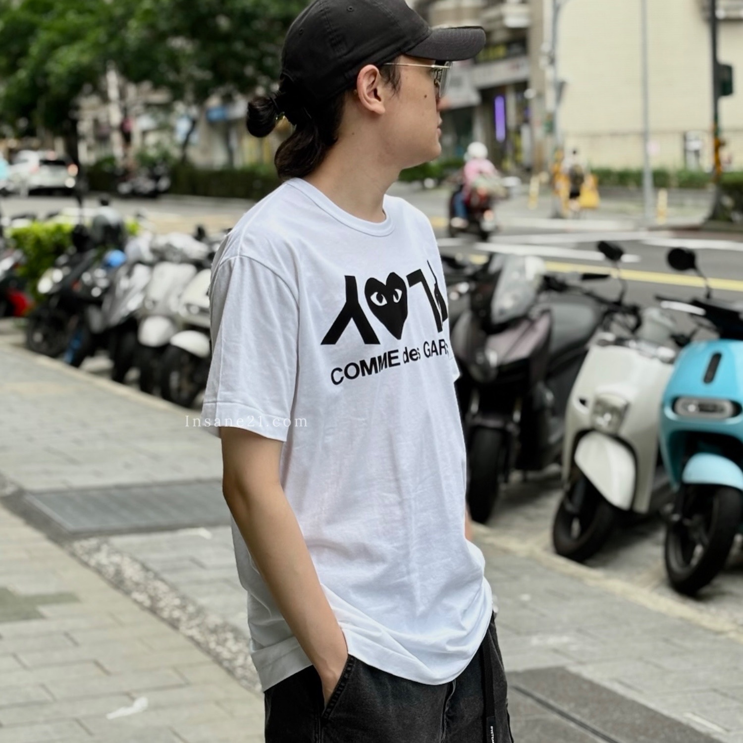 COMME DES GARCONS 川久保玲 LOGO 愛心 CDG字體 短袖 上衣 春夏服飾 男女 衣服