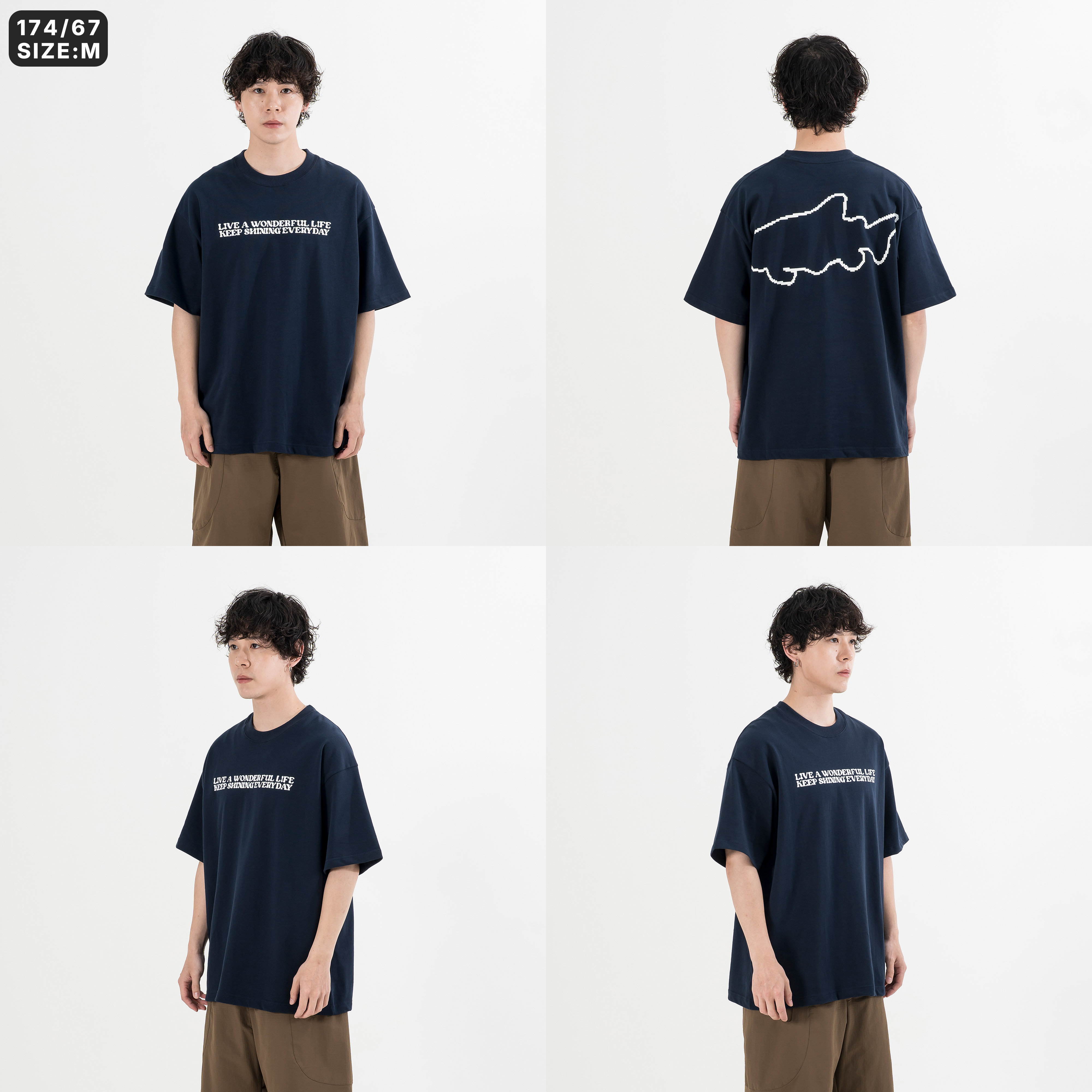 AGILITY Image Heavy Tee / Wonderful Life 標語 [RS6-WL2]