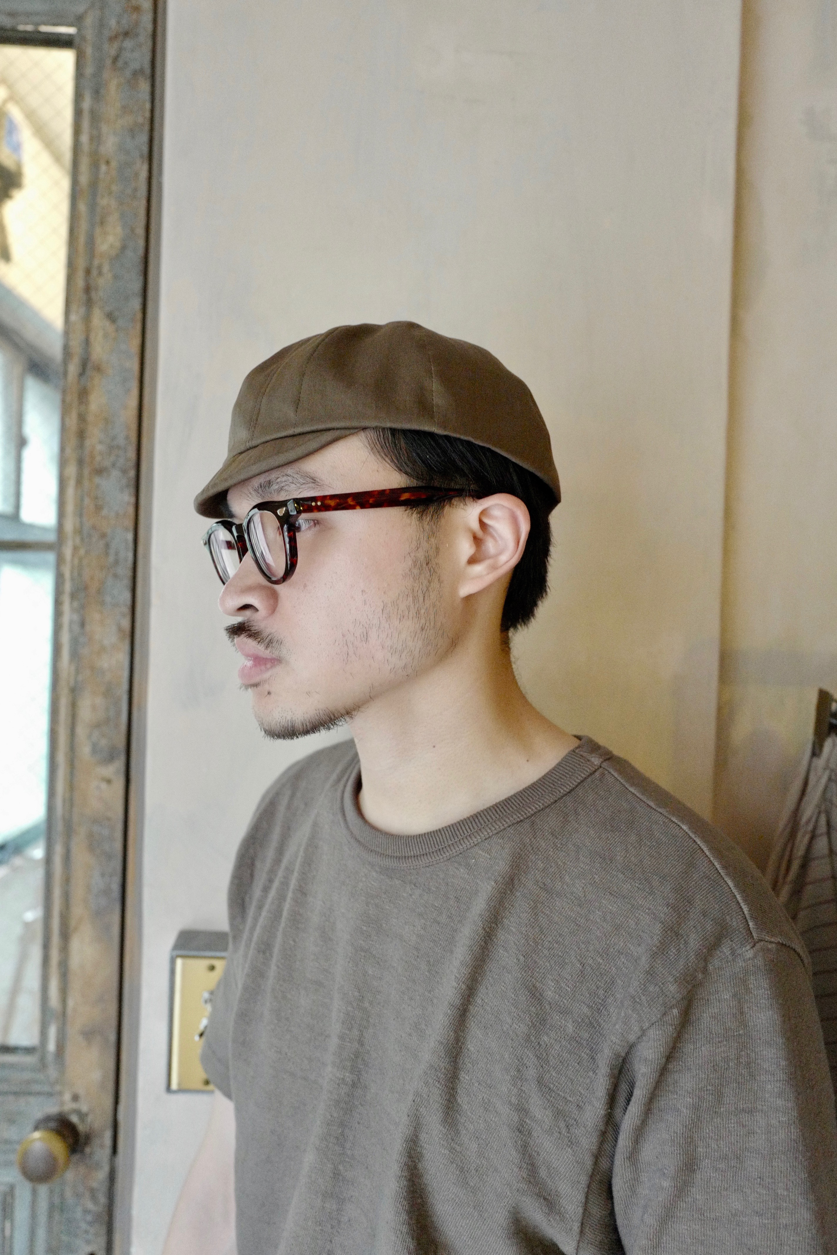 Black Sign C/N Twill Antique B/B Cap / Field Khaki