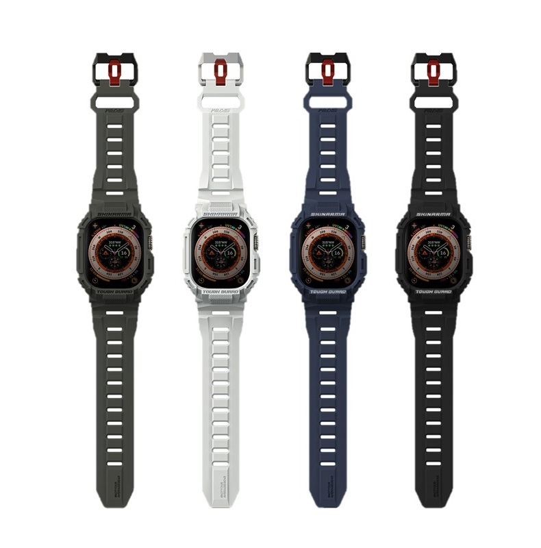 SKINARMA Mecha 2-in-1 Apple Watch 未來元素錶帶+保護殼