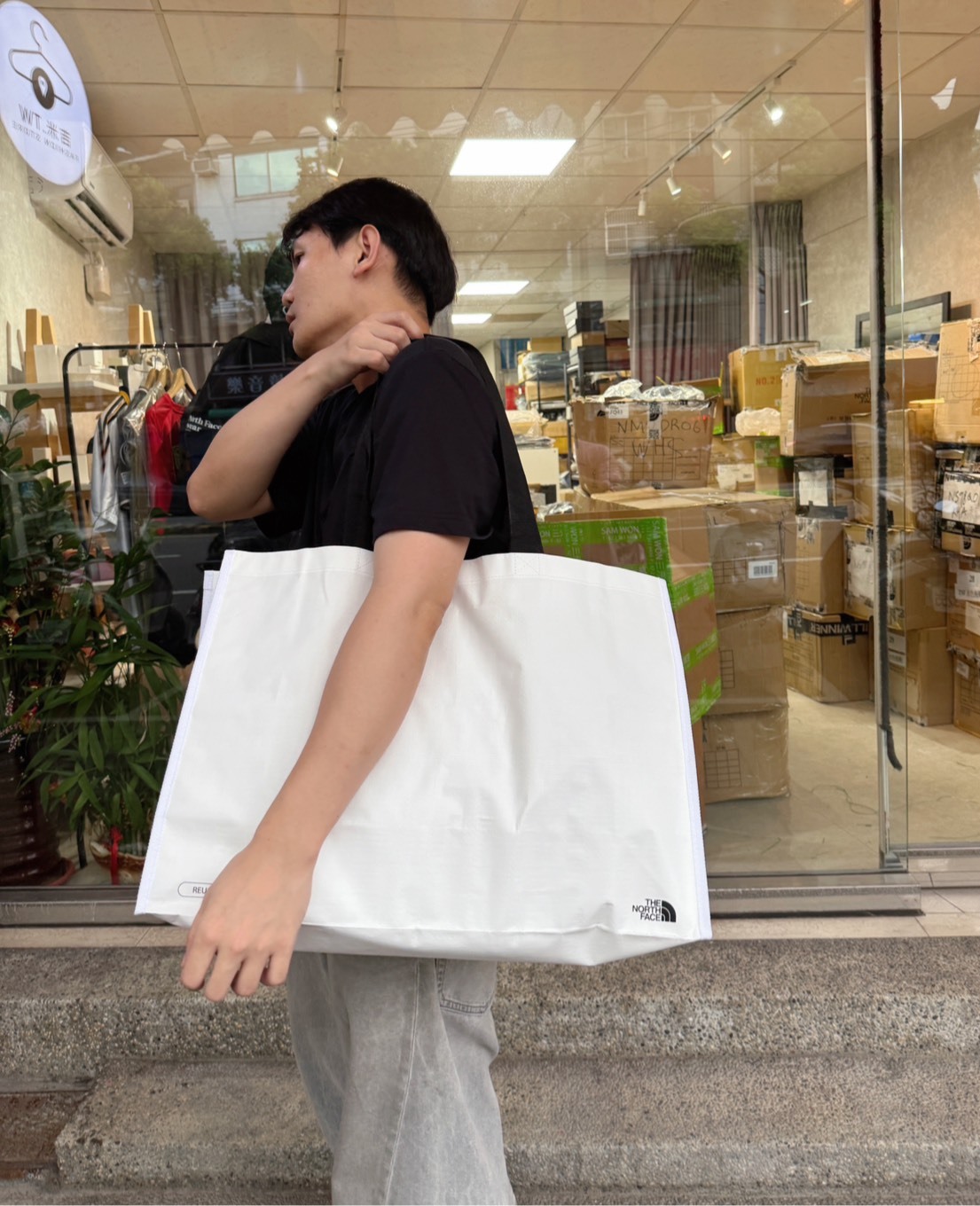 【現貨】THE NORTH FACE 北臉 防水購物袋 肩背 手提