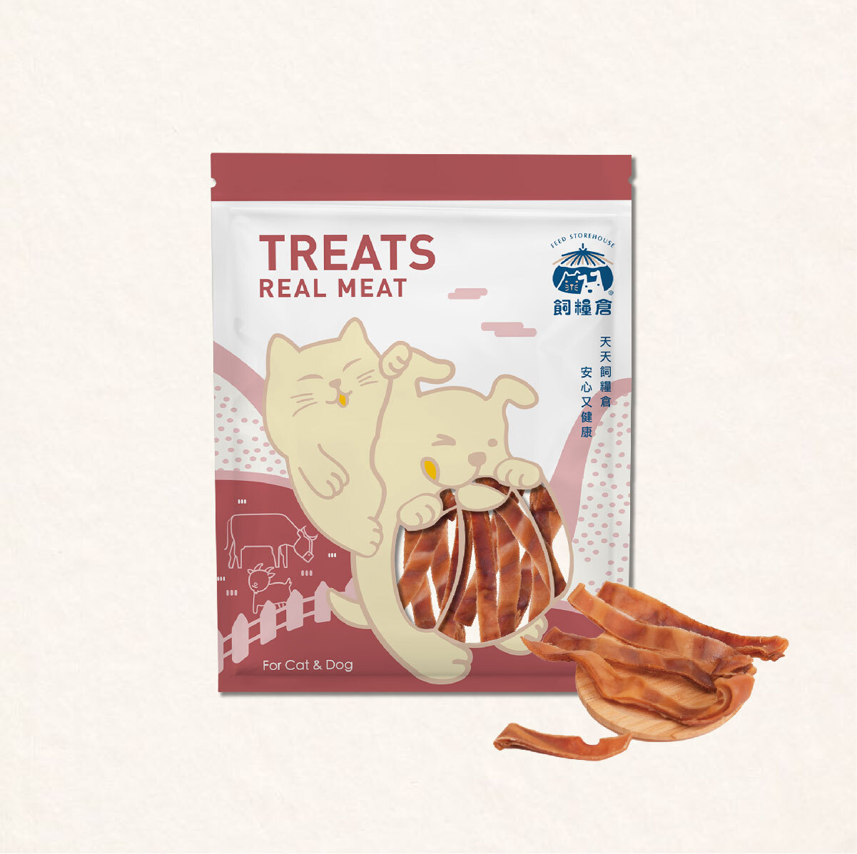 飼糧倉|豬耳朵絲40g