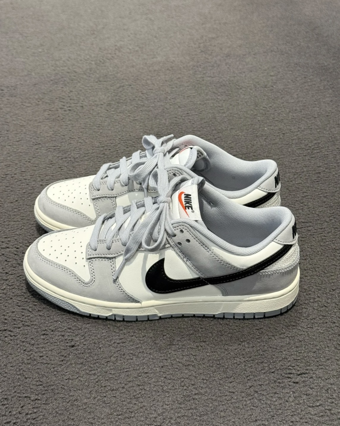 Nike Dunk Low Smoke Grey 麂皮 煙灰 灰黑 灰白 IB3079-101