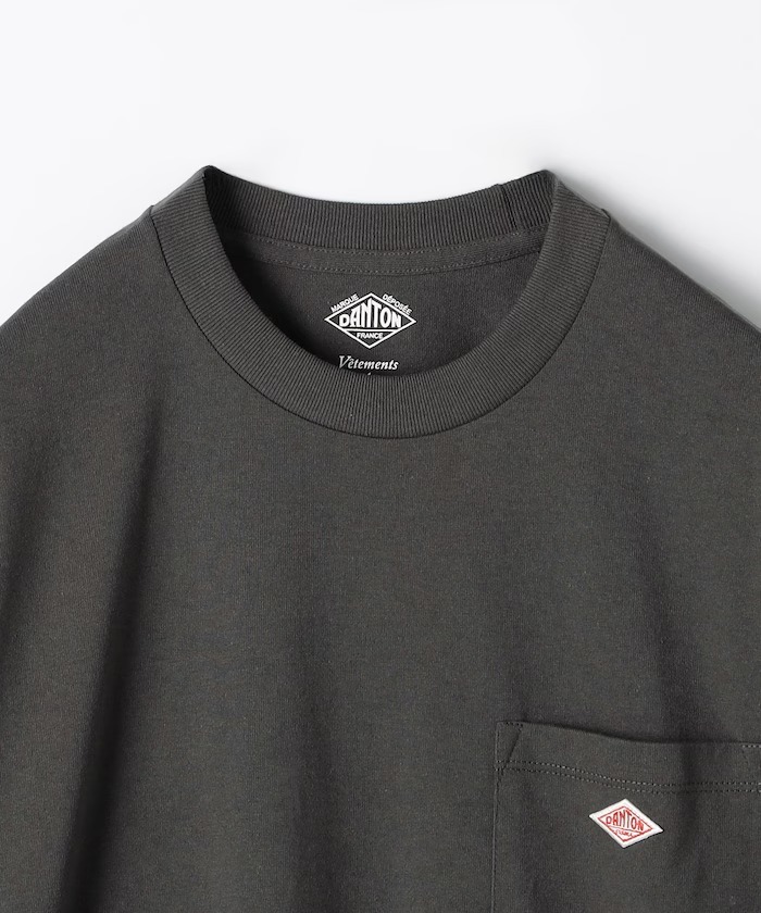 日版 DANTON Pocket T-Shirt