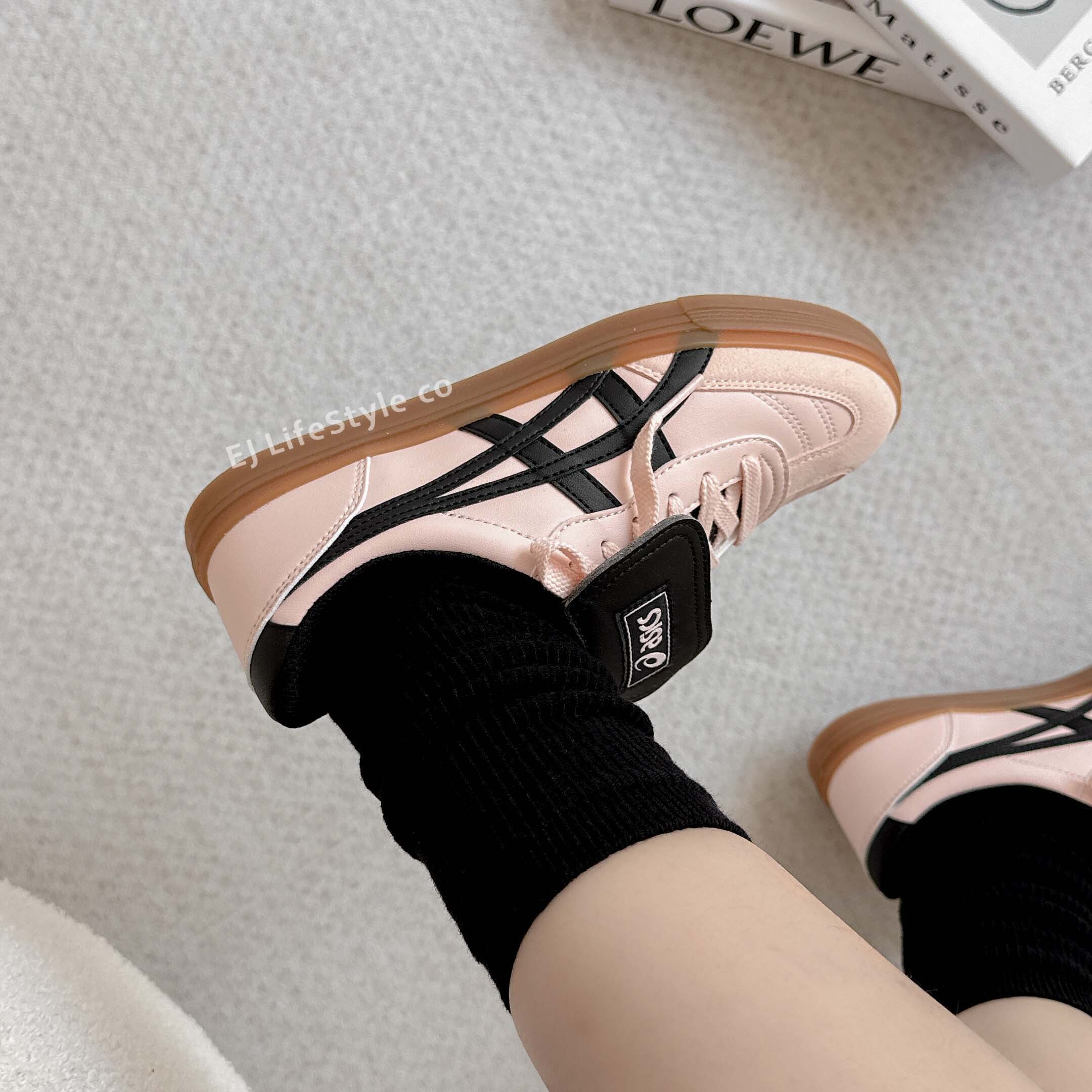 ASICS AARON 2.0 草莓巧克力 黑粉 淡粉色 黑色 翻蓋鞋舌 女鞋 1203A720-700 / 預購