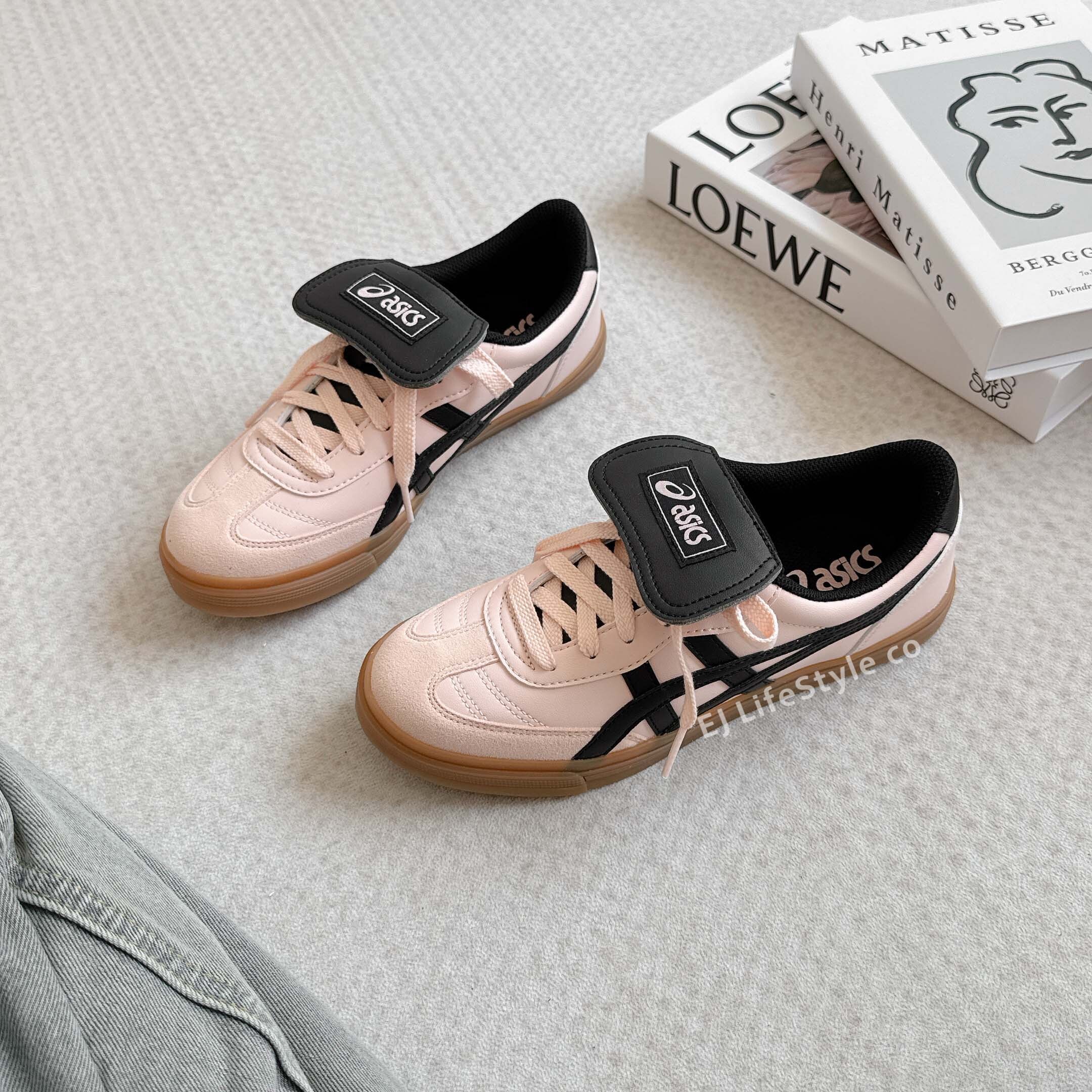 ASICS AARON 2.0 草莓巧克力 黑粉 淡粉色 黑色 翻蓋鞋舌 女鞋 1203A720-700 / 預購