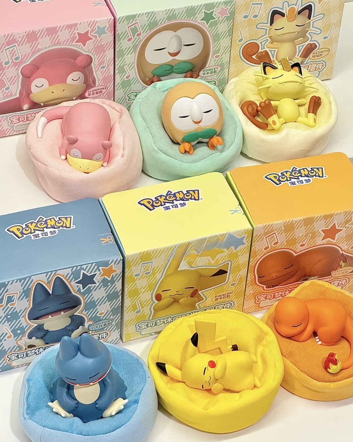 寶可夢 睡眠 盲盒 神奇寶貝 公仔 睡姿擺件 一代 二代