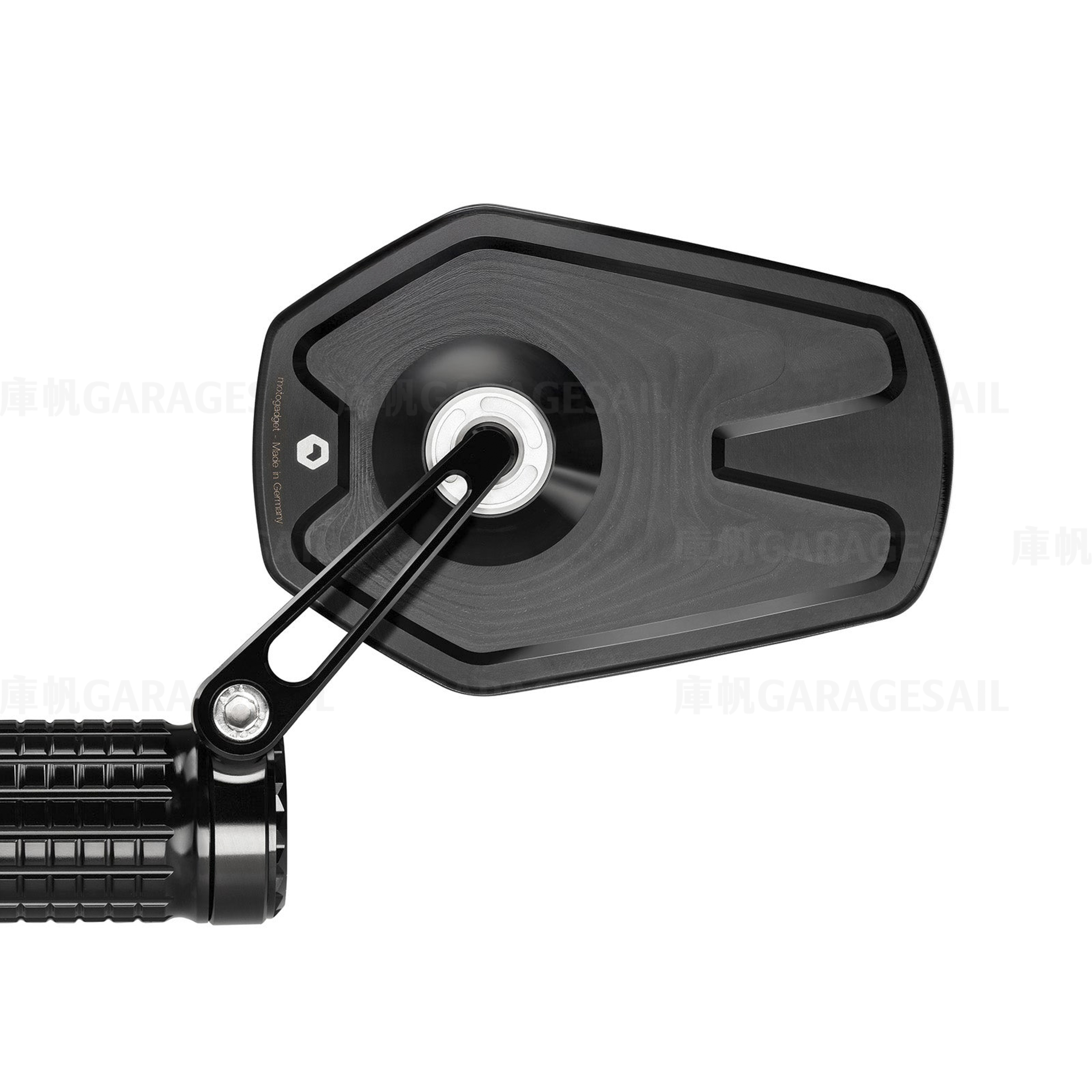 Motogadget 把手端 後照鏡 盾形 短桿