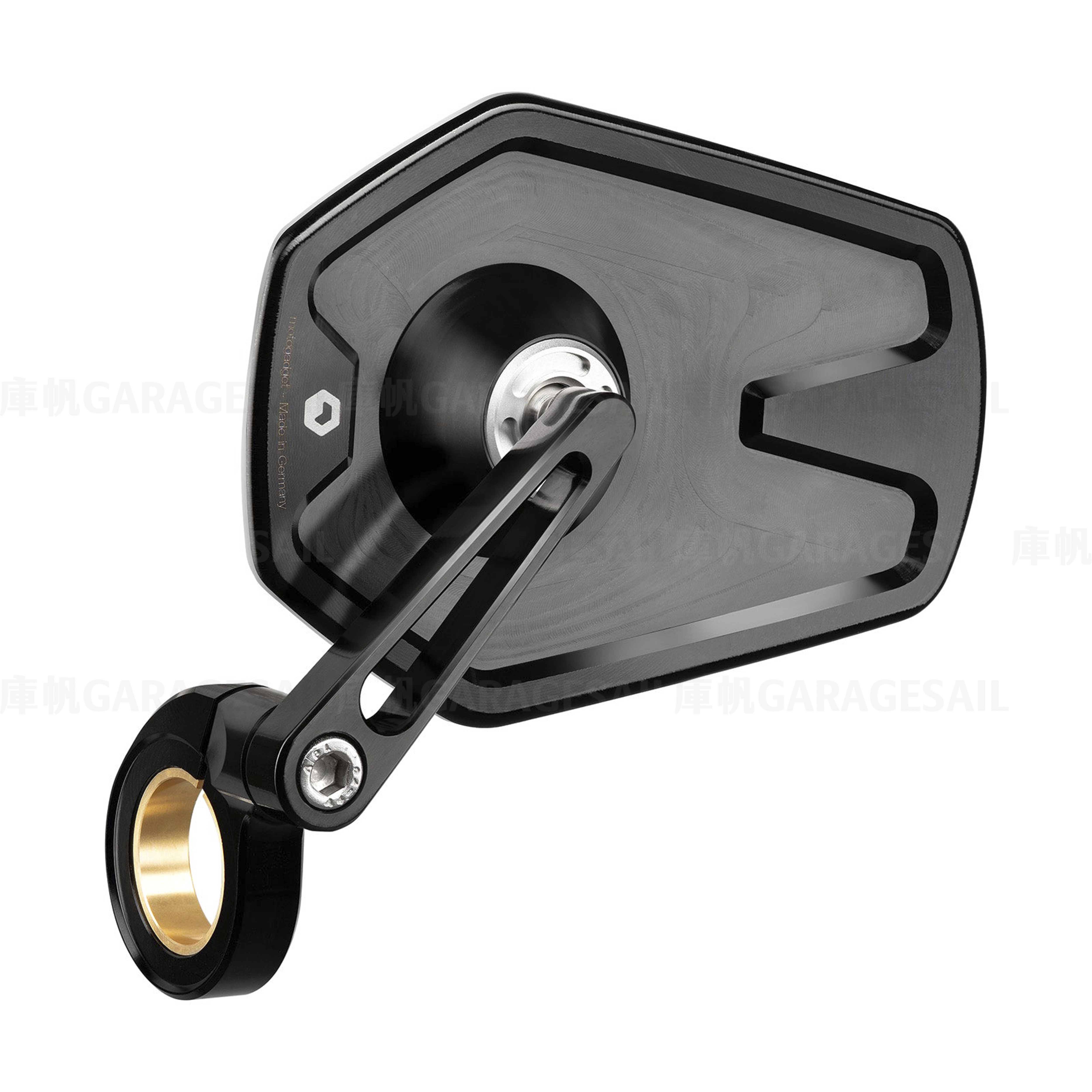 Motogadget 把手端 後照鏡 盾形 短桿