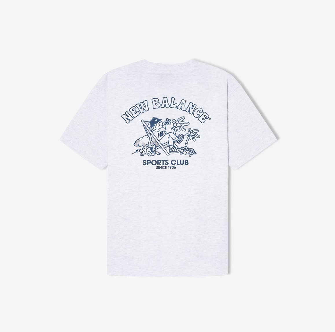 Tシャツ・カットソー New Balance UNI NB BOY Picnic Festival Short Sleeve T5FT2235 韓國New Balance UNI NB BOY Picnic男女裝短袖T恤