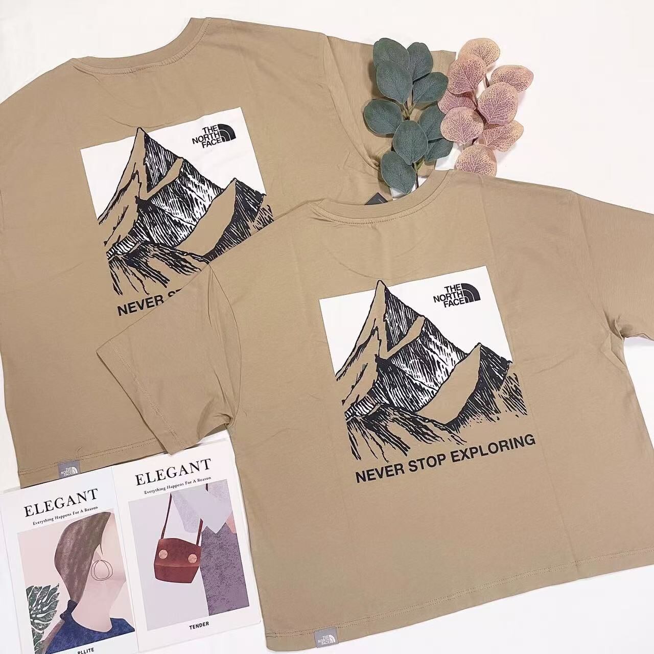 THE NORTH FACE BACK PRINT CROP TEE