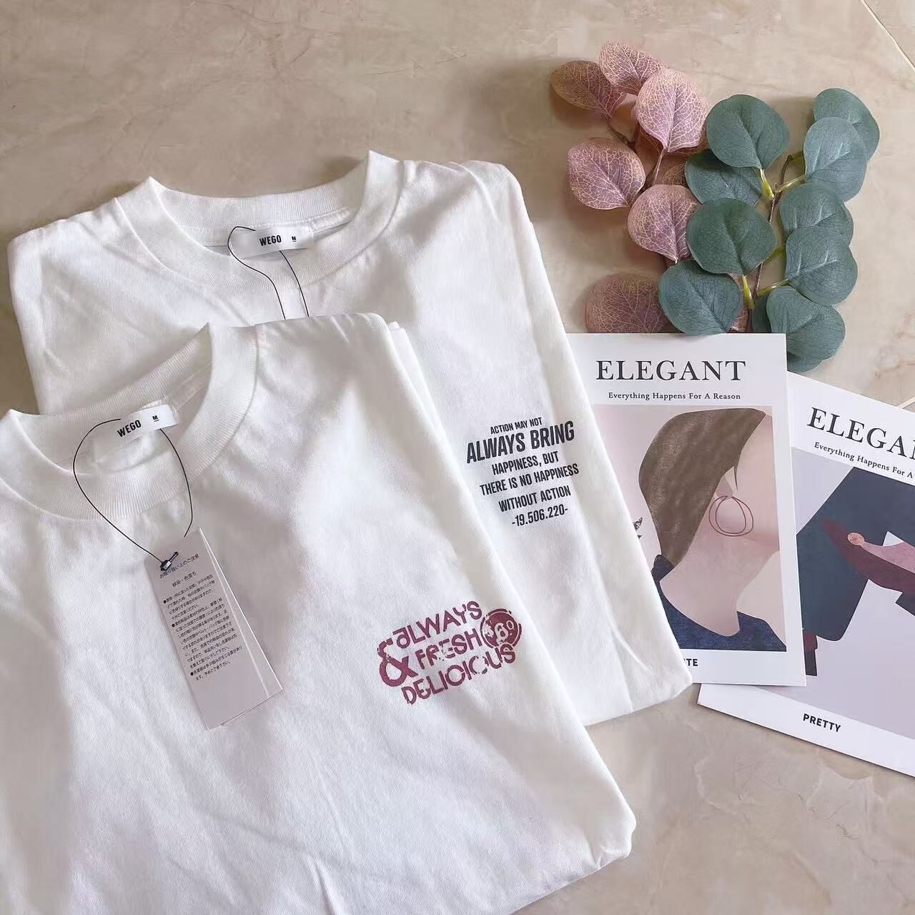 🇯🇵日本代購款美式風系列WEGO BACK PRINT TEE