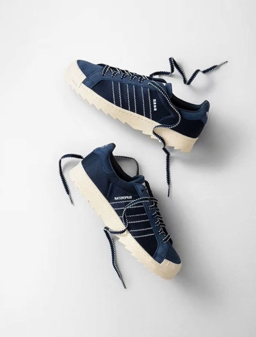 CLOT x Adidas Originals Superstar BREATHE NAVY 陳冠希 聯名款 藍色 藍呼吸 休閒鞋 IH3644