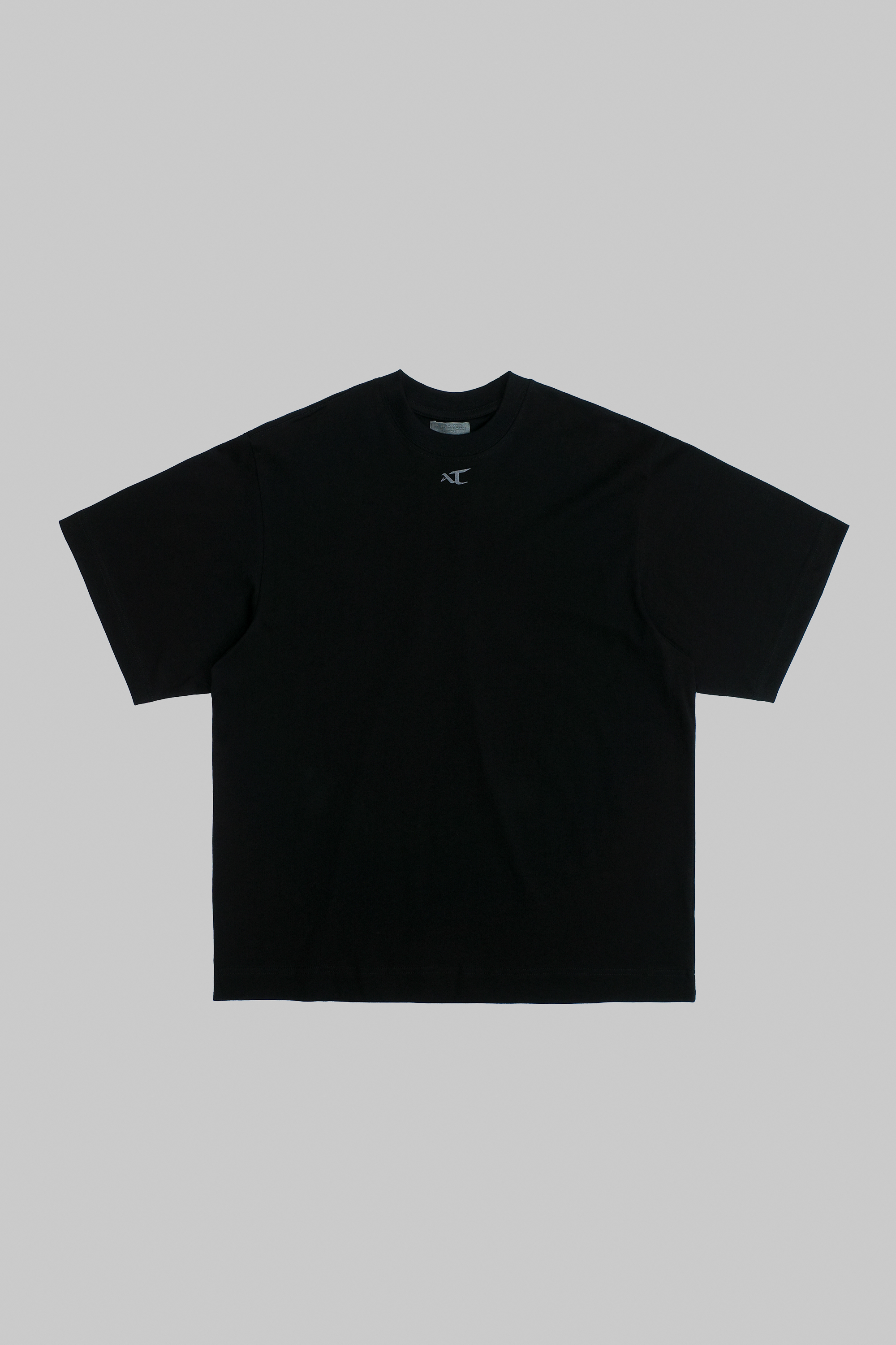 Anonymous Talking｜S25-SS04– Pleated Tee (Black)
