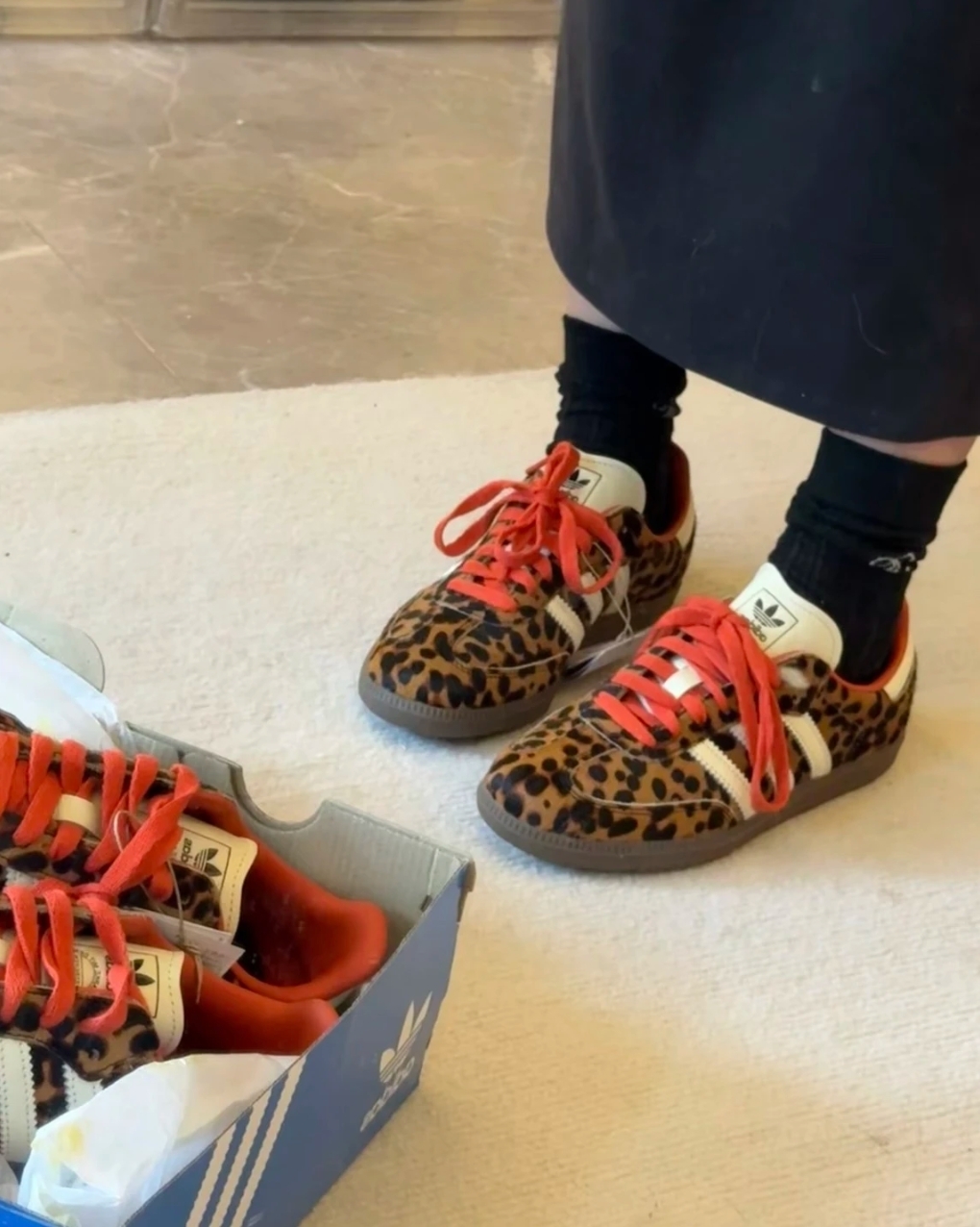 <台灣現貨/櫃上秒殺款> ADIDAS ORIGINALS SAMBA OG 豹紋 JI2734