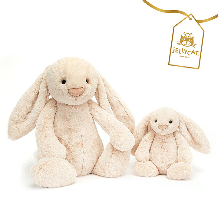 JELLYCAT 奢華版🐰香檳色兔仔 Bashful Luxe Bunny Willow