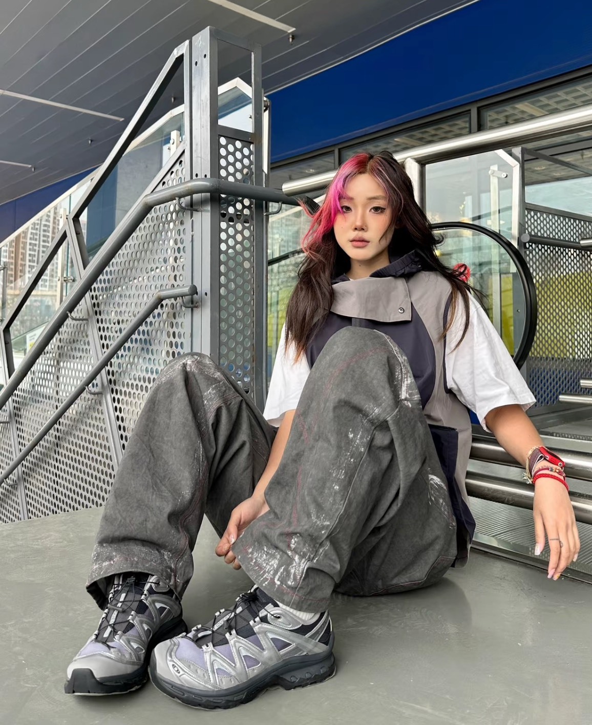 SALOMON XT-Quest 黑銀 越野跑鞋