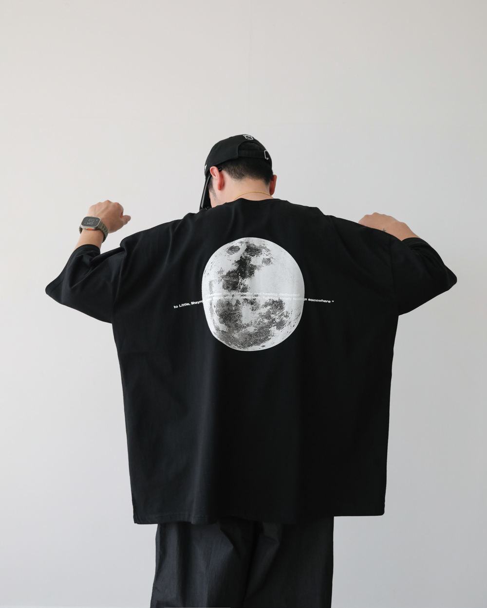 TSUKI 月亮寬鬆短袖T卹