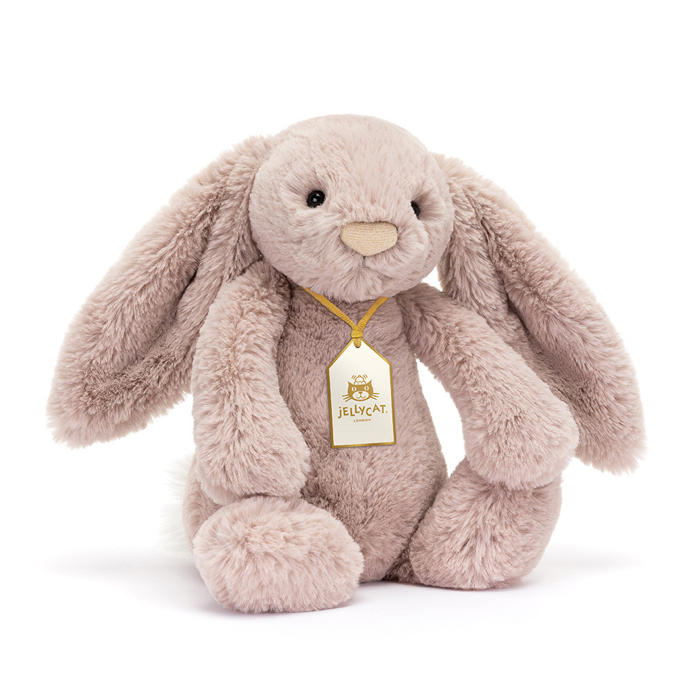 JELLYCAT 奢華版🐰乾燥玫瑰色兔仔 Bashful Luxe Bunny Rosa