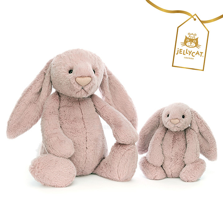 JELLYCAT 奢華版🐰乾燥玫瑰色兔仔 Bashful Luxe Bunny Rosa