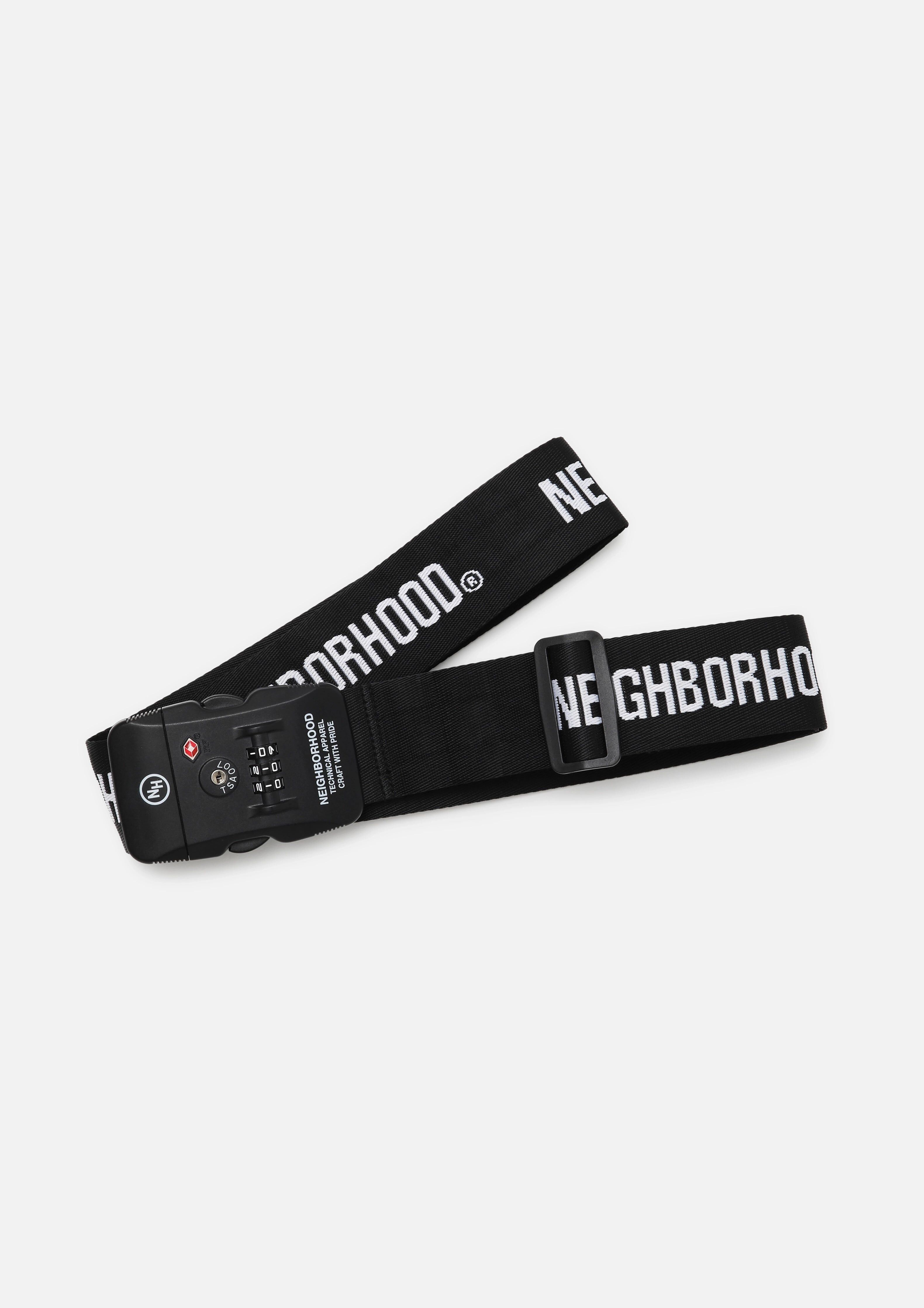2025SS NEIGHBORHOOD NBHD CI SUITCASE BELT 旅行行李箱行李帶密碼