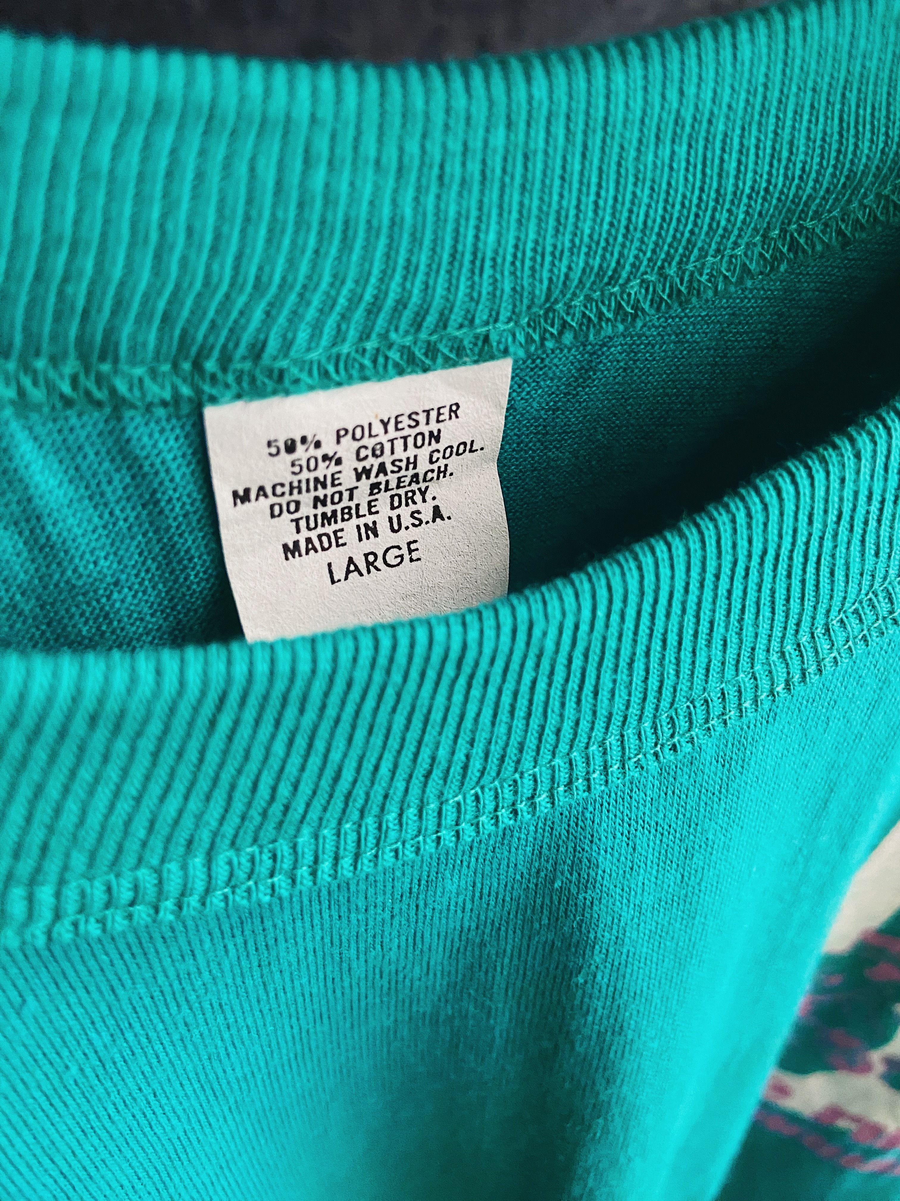 80s Vintage T-shirt “PENNY SAVER” / 美國 競賽紀念 古著短踢 湖水綠