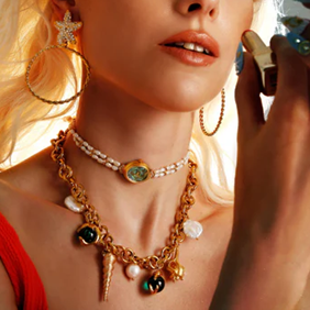 1MY0520-099 MAYOL 希臘全人手製飾品 Atlantis Necklace Gold #N50 (A-EU-E)